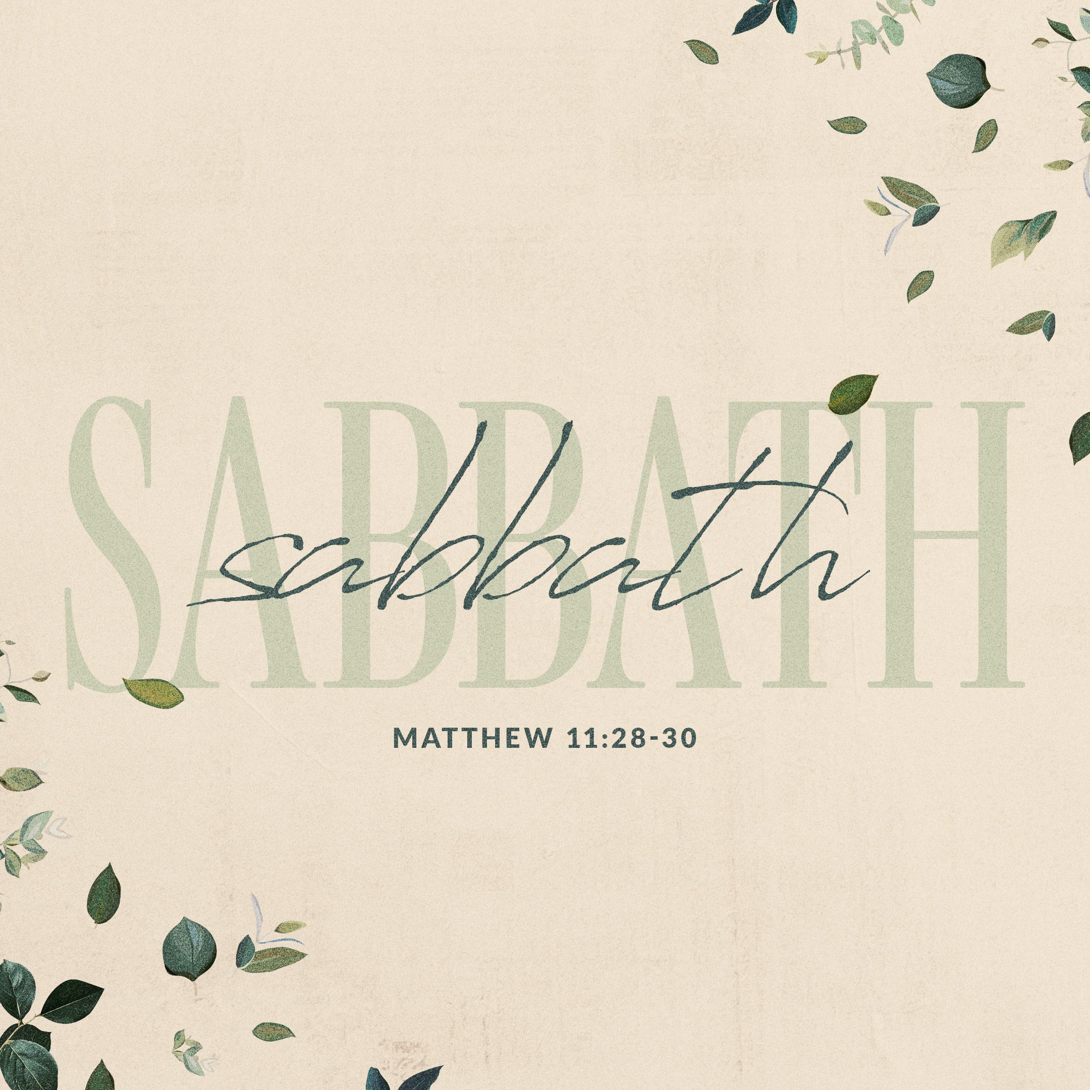 Sabbath - Rest
