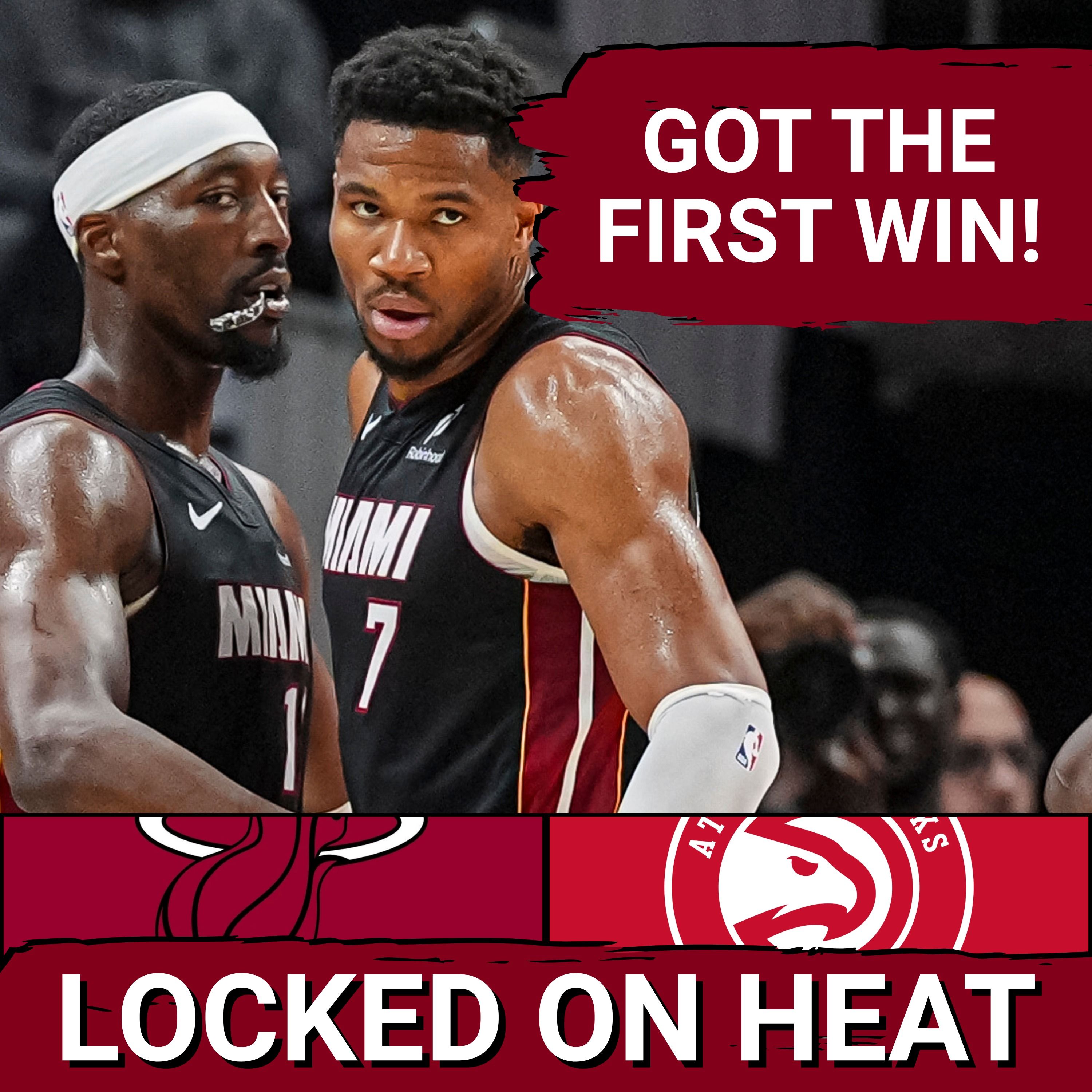 How Miami Heat, Bam Adebayo, & Giannis Antetokounmpo FIND Answers, Get FIRST WIN at Atlanta episode artwork