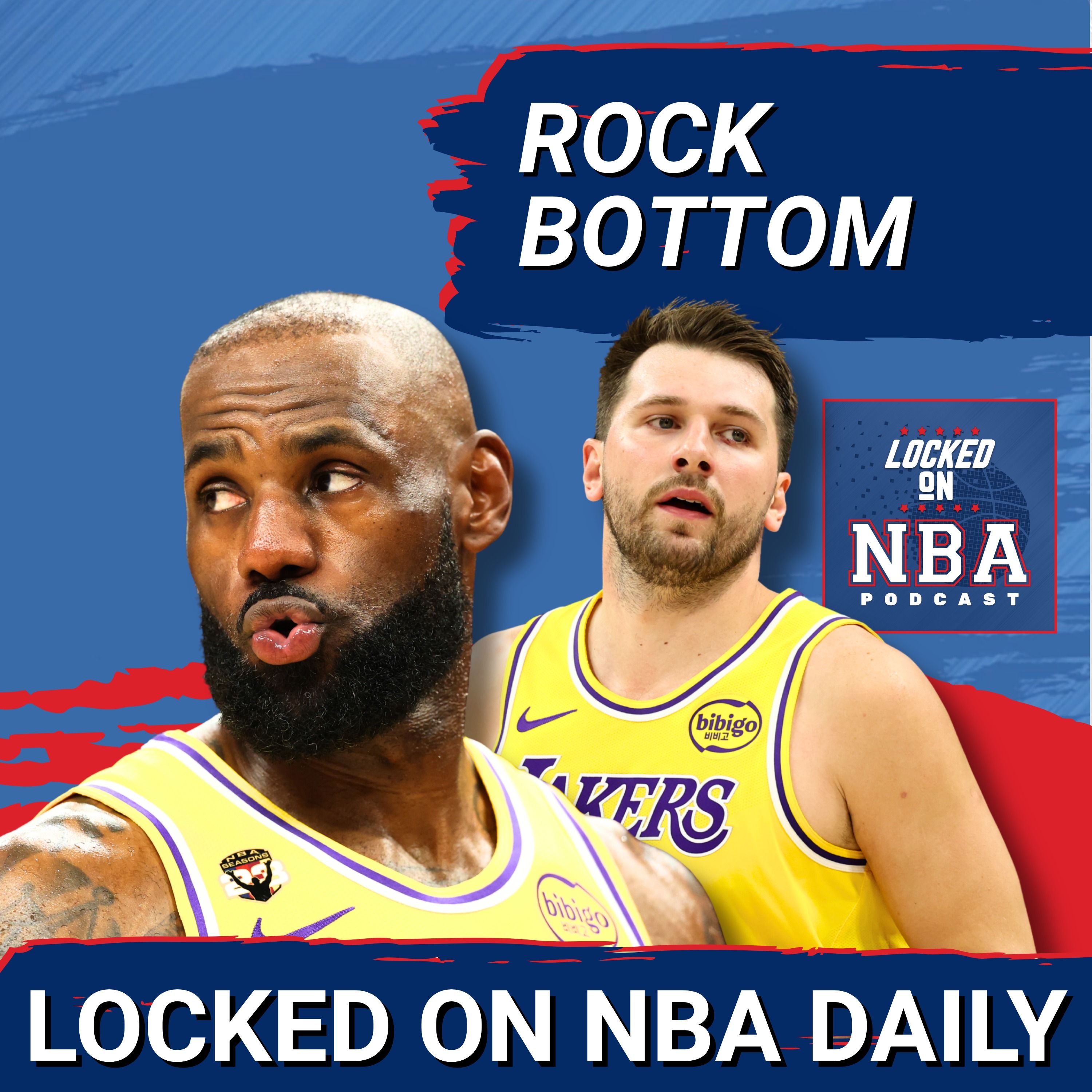 Los Angeles Lakers, LeBron James and Luka Doncic Hit ROCK BOTTOM As NBA Playoffs Loom