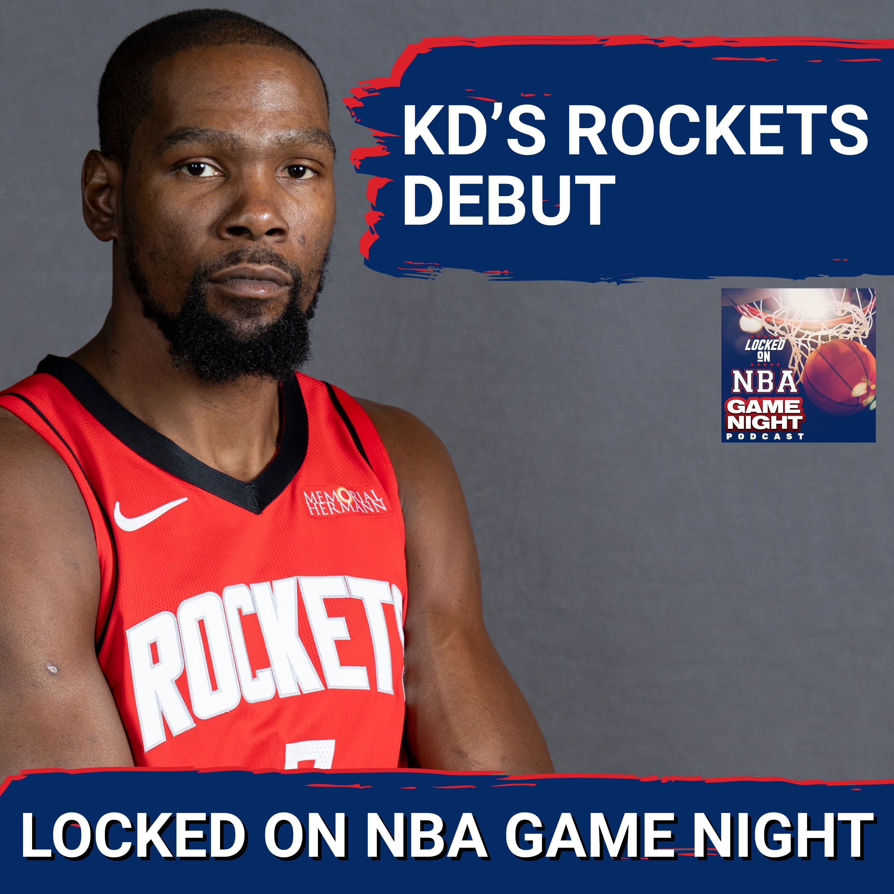 Kevin Durant Makes Rockets Debut & Giannis Comments On Future in Milwaukee