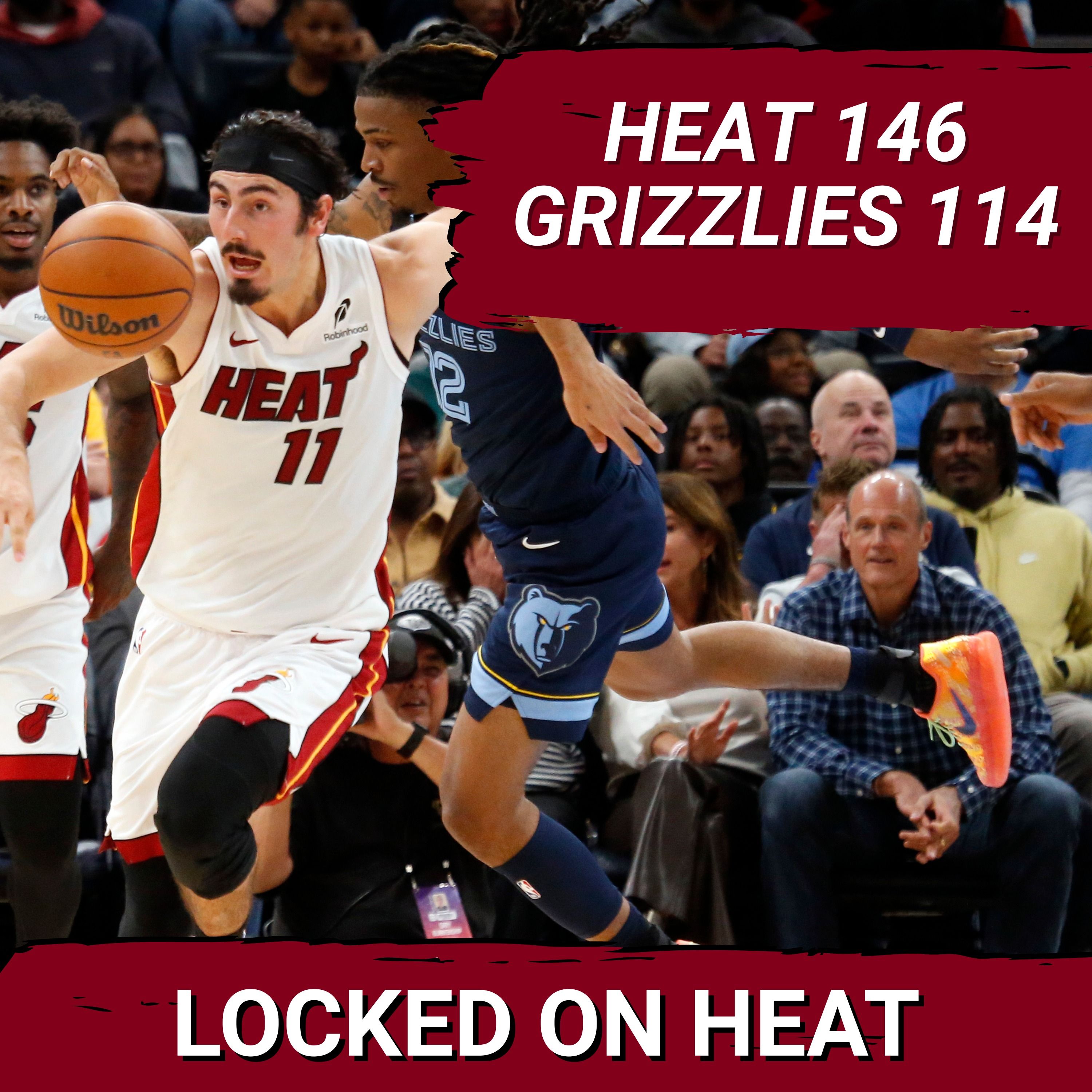 Heat Offense Erupts in Win Over Grizzlies