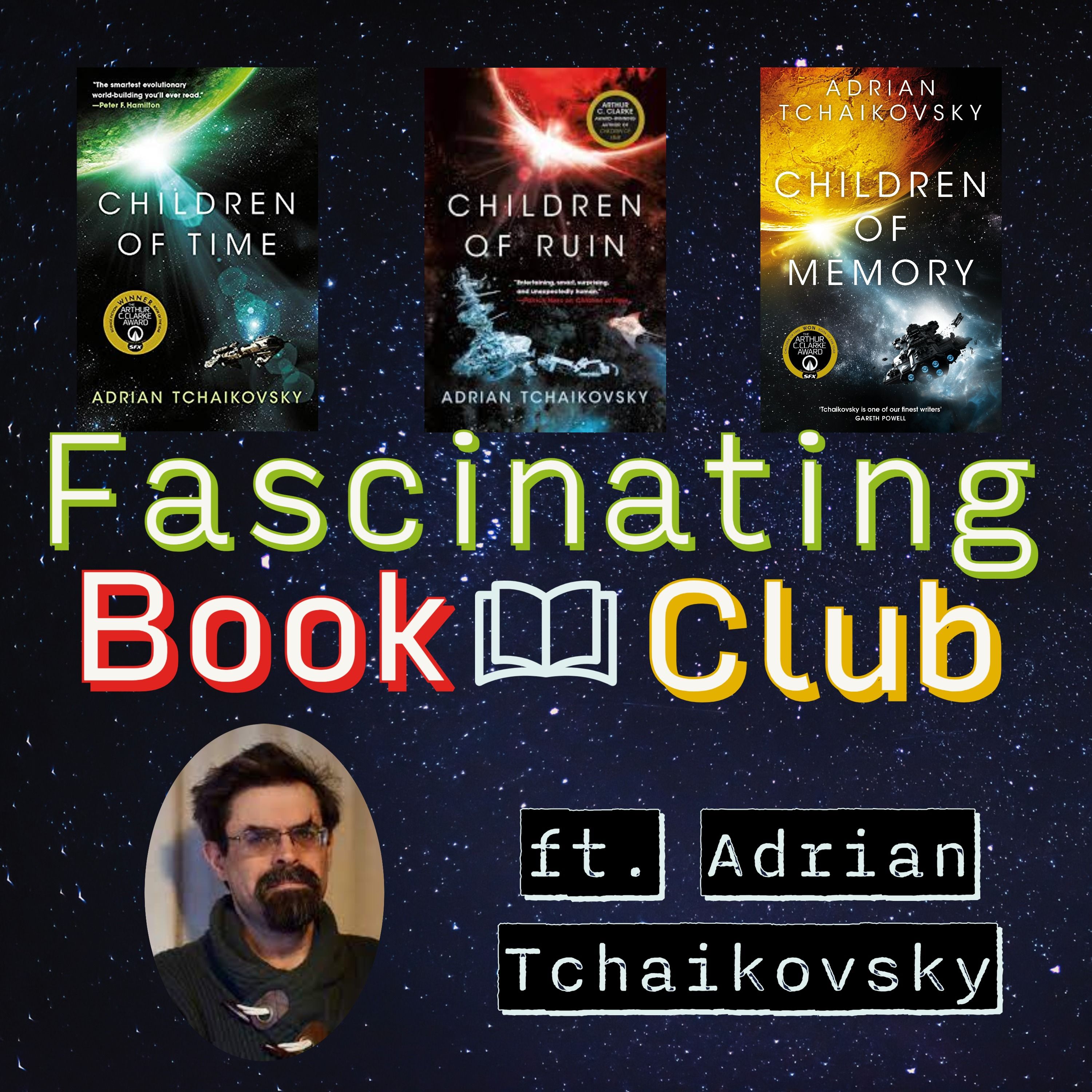 Adrian Tchaikovsky's Children of Time Trilogy