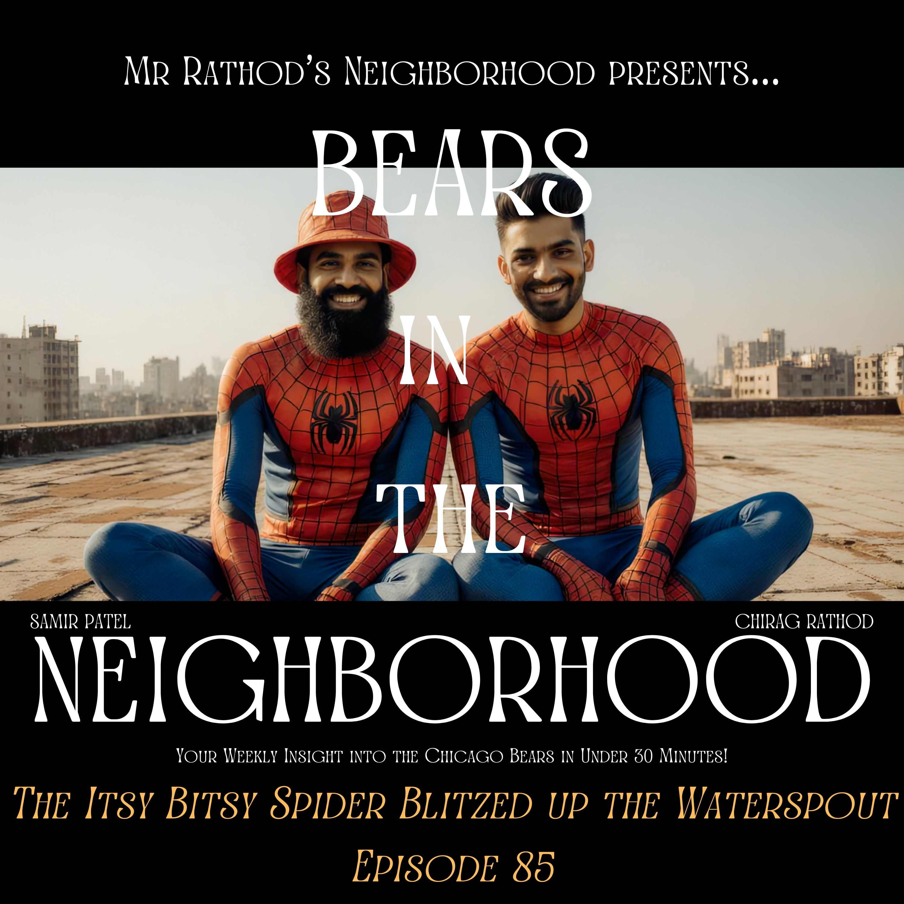 BEARS IN THE NEIGHBORHOOD (eighty-five) – The Itsy-Bitsy Spider Blitzed up the Waterspout episode artwork