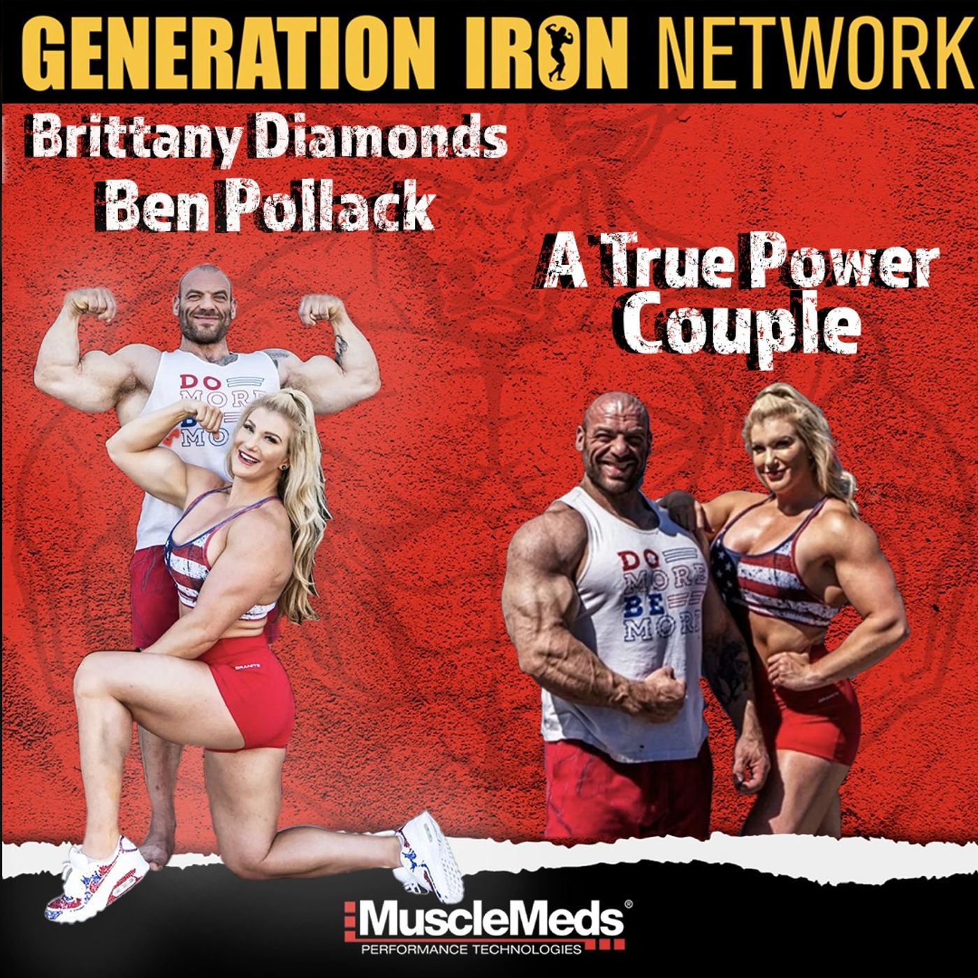 Brittany Diamond and Ben Pollack - The Ultimate Strength Sports Power Couple episode artwork