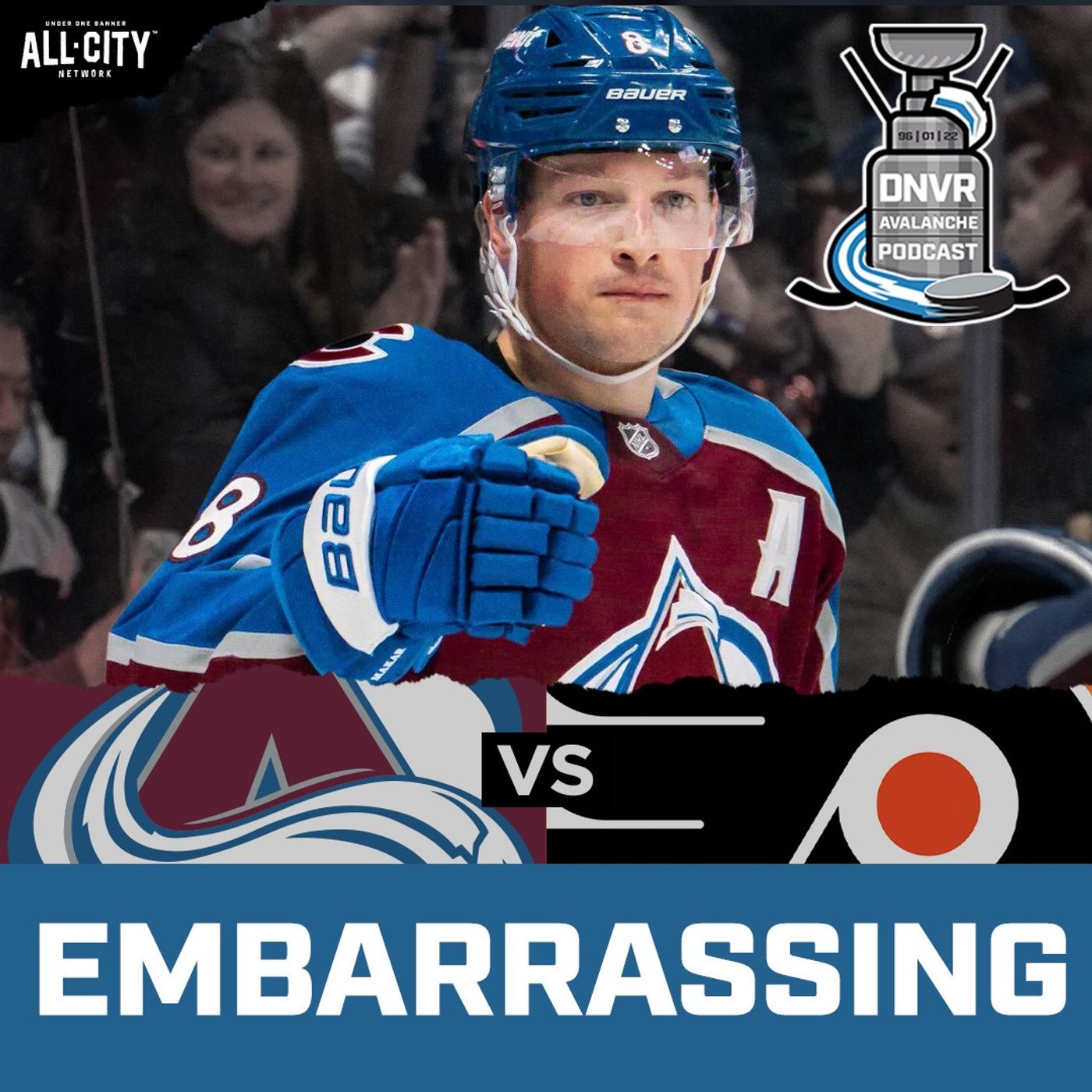 The Colorado Avalanche get embarrassed in 3rd period by Philadelphia Flyers