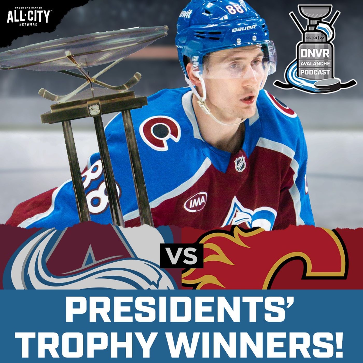 Necas and the Avalanche win the Presidents Trophy in silly one against Calgary Flames Necas and the Avalanche win the Presidents Trophy in silly one against Calgary Flames