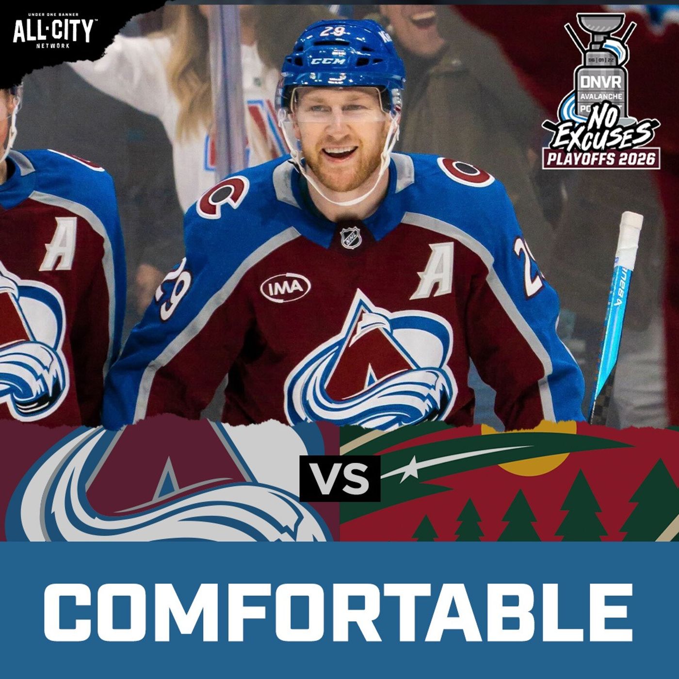 Nathan MacKinnon and the Colorado Avalanche feel comfortable in Game 2 win over Minnesota Wild