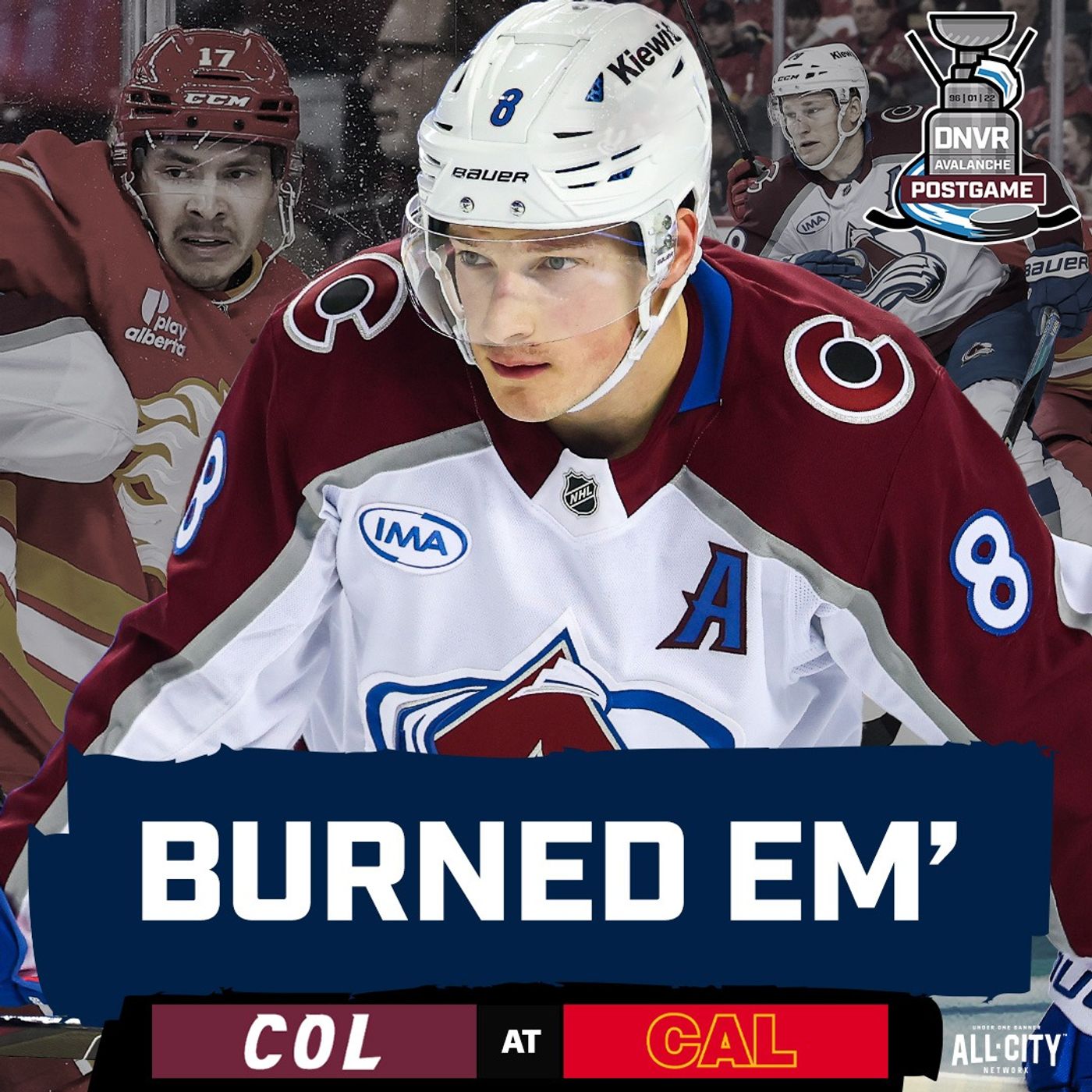Makar and the Avalanche defense lead the way over Calgary Flames | DNVR Avalanche Postgame Show