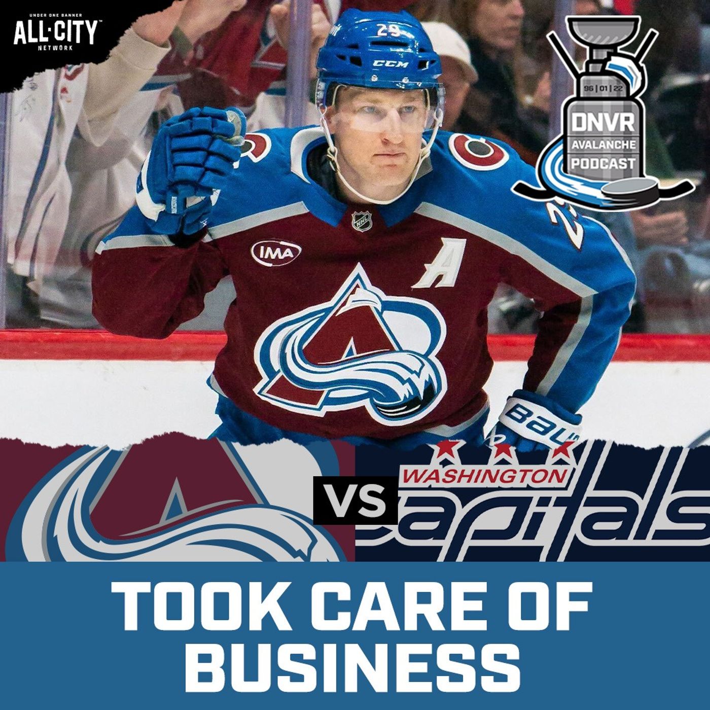 Nathan MacKinnon and the Colorado Avalanche master the Washington Capitals | DNVR Avalanche Postgame