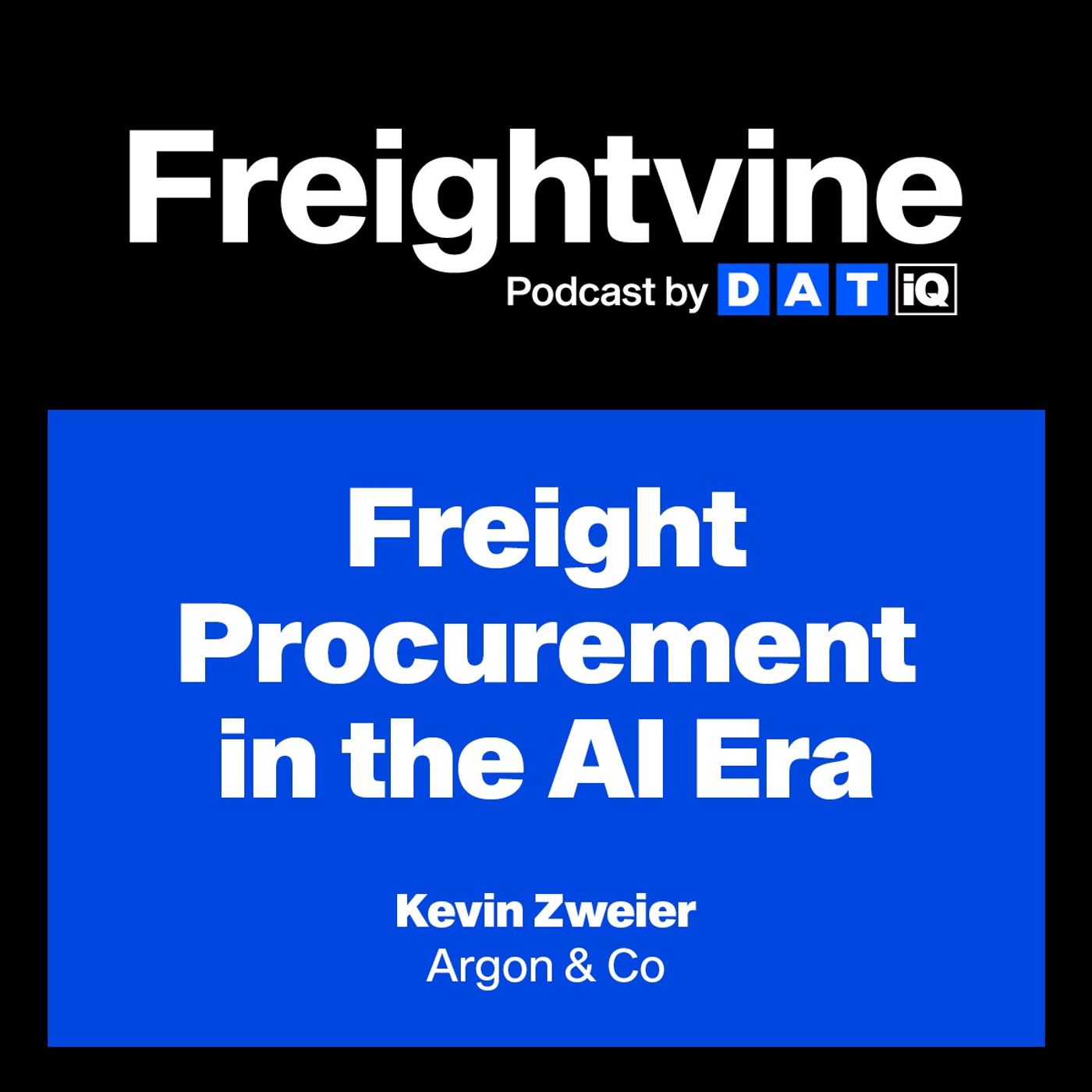 Kevin Zweier | Freight Procurement in the AI Era Kevin Zweier | Freight Procurement in the AI Era