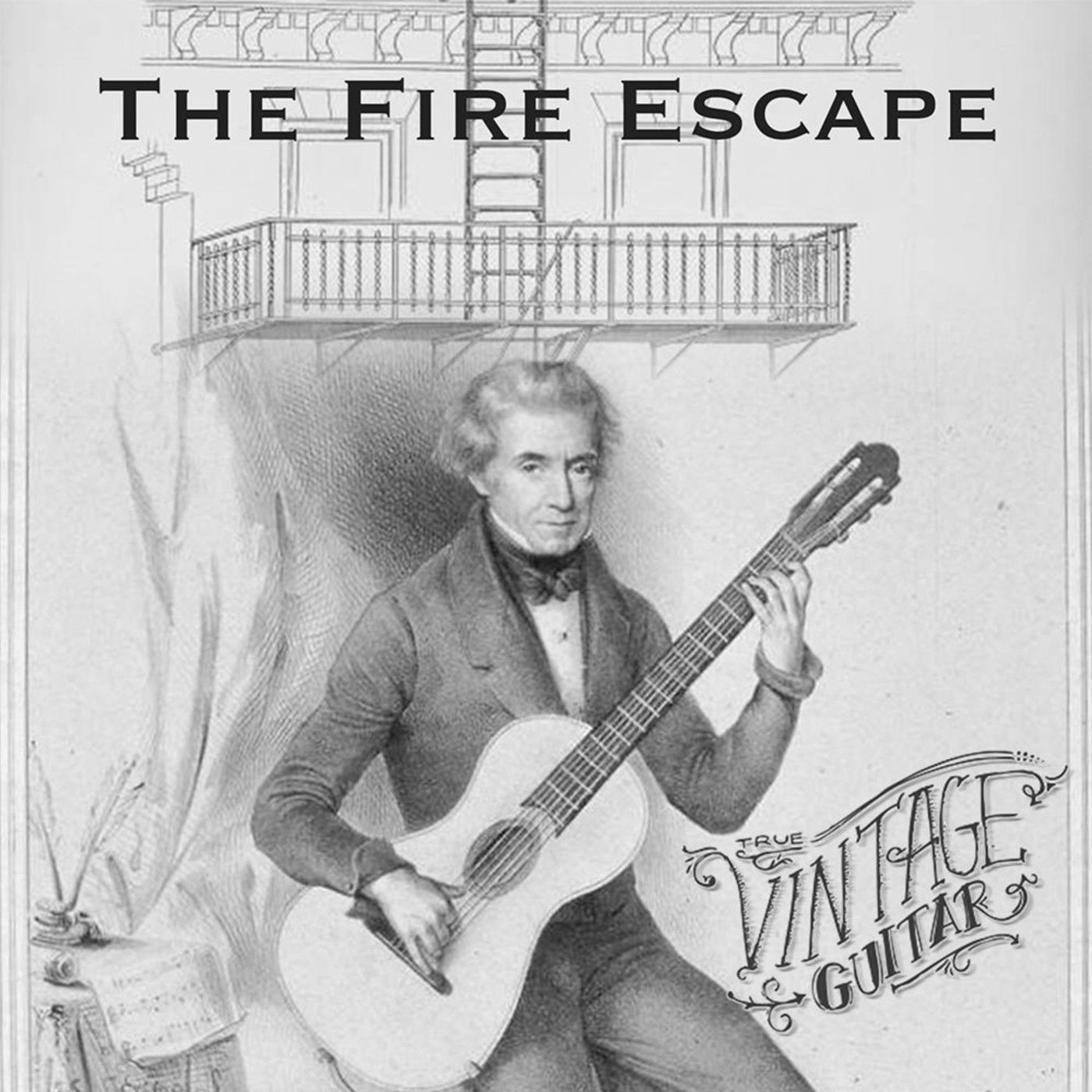 John Shults, True Vintage Guitar episode artwork