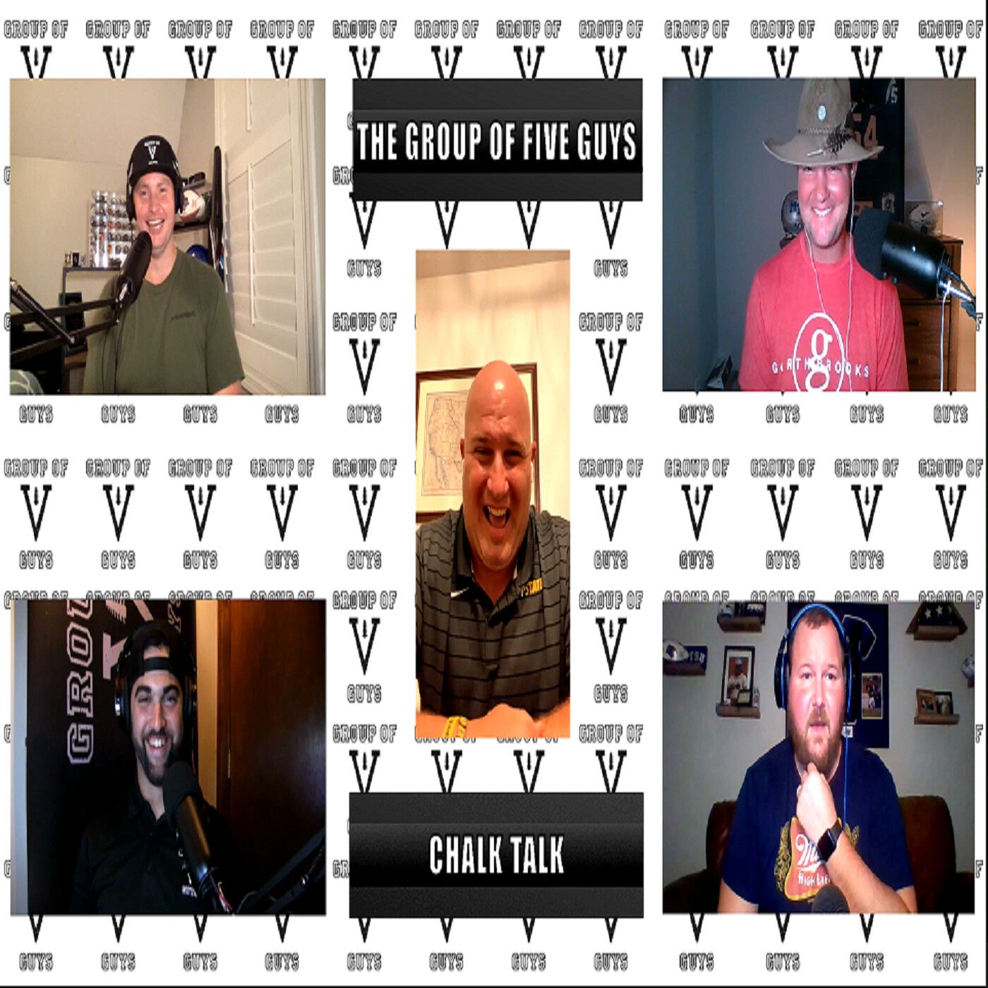 The Group of Five Guys Podcast: 08/24/21 Ep. 4 Week 0, Power Rankings and App State Coach Justin Watts Joins