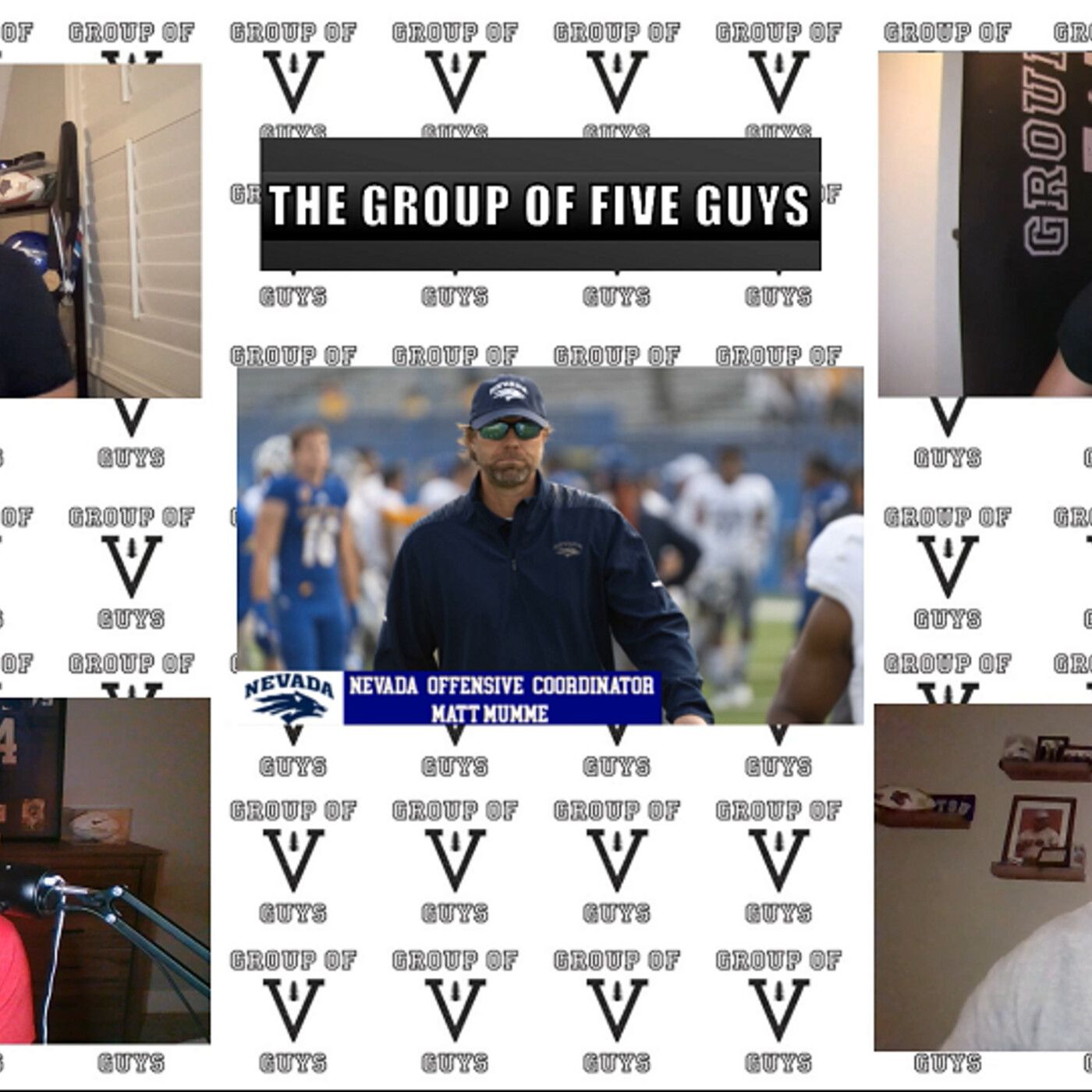 Group of Five Guys Podcast: 11/02/21 Ep. 14 Week 9 Recap, Nevada O.C. Matt Mumme Joins, Week 10 Predictions