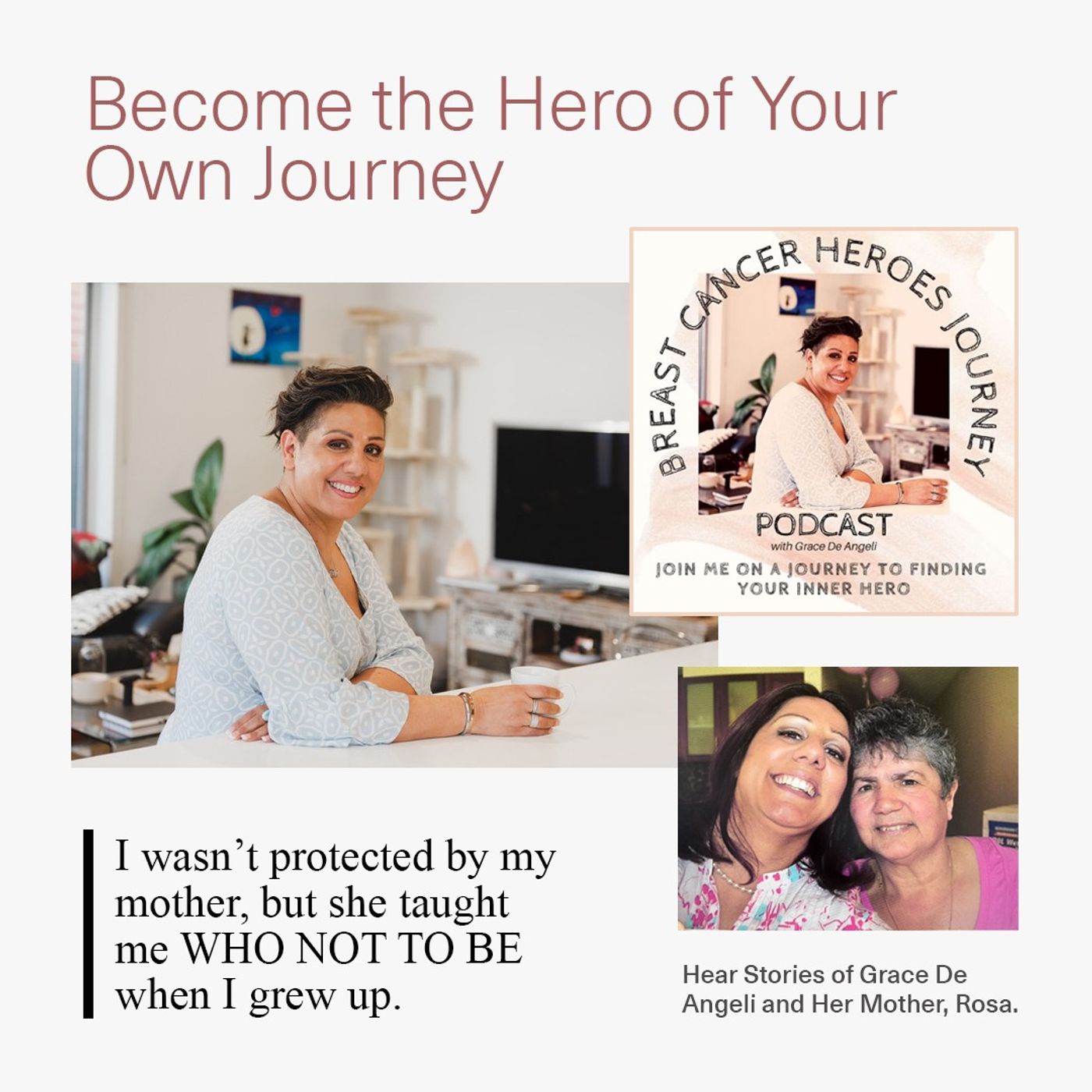 HOST JACKIE TANTILLO - Become The Hero Of Your Own Journey With Guest Survivor Grace De Angeli episode artwork