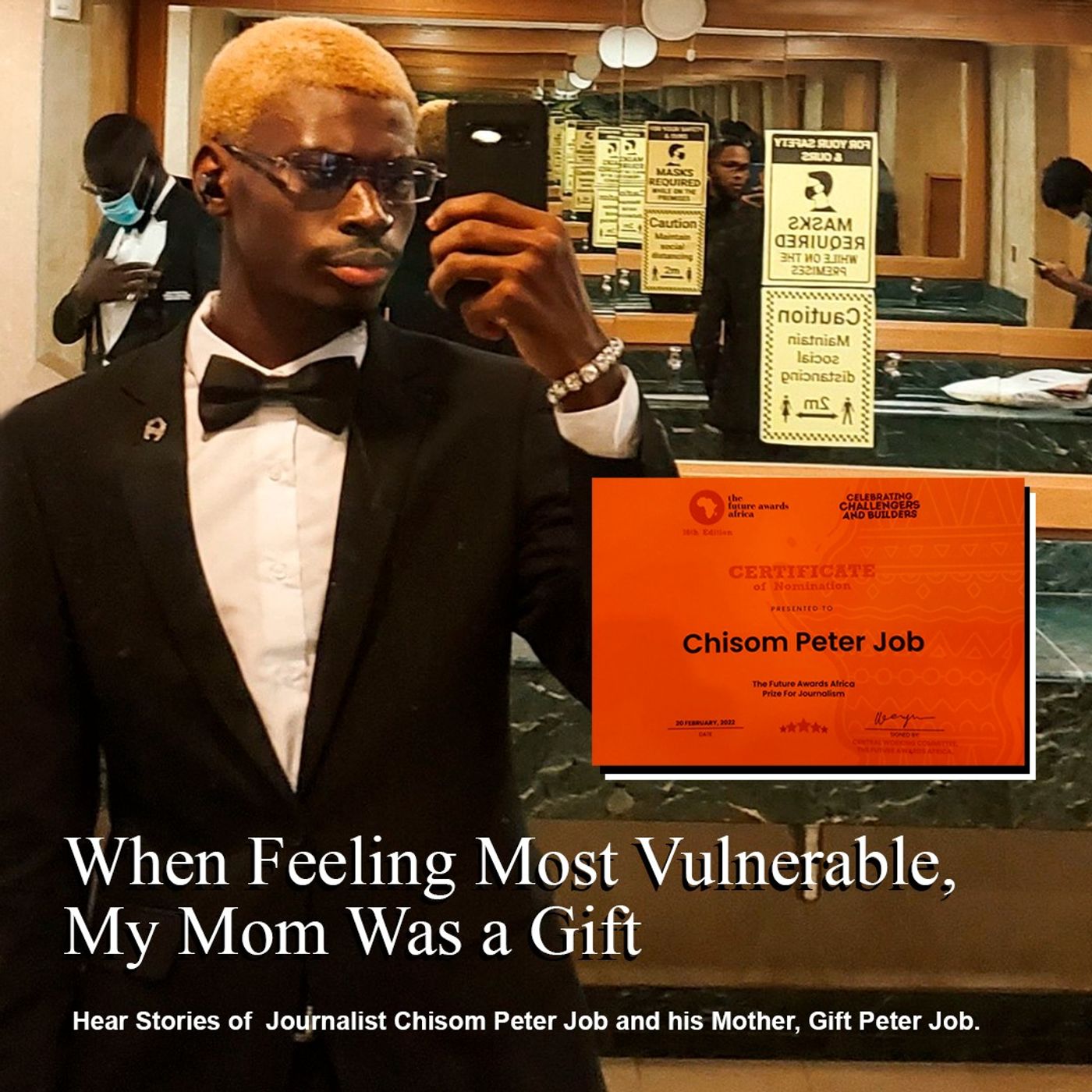 HOST JACKIE TANTILLO - When Feeling Most Vulnerable, My Mom Was a Gift with Guest West African Journalist Chisom Peter Job episode artwork