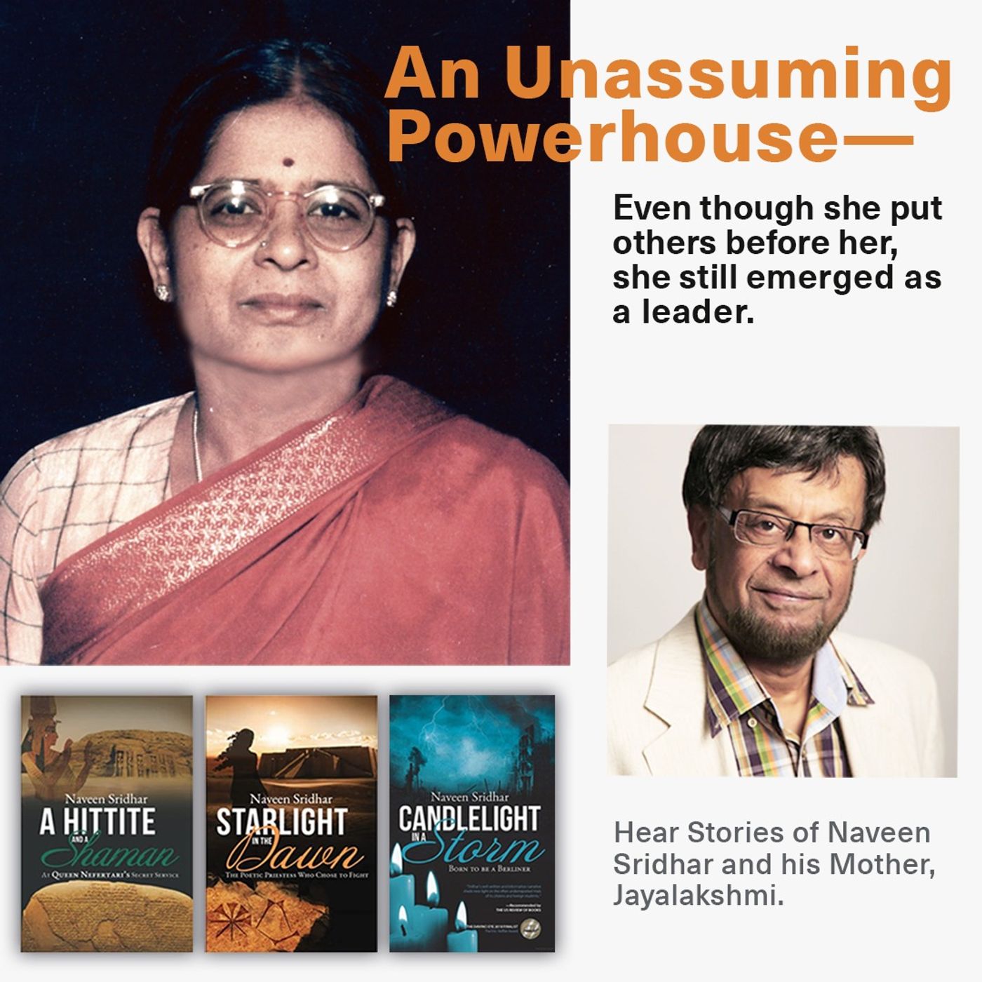 An Unassuming Powerhouse with Guest Award Winning Author and Chemist Naveen Sridhar. LB @ S3E33 — Should Have Listened to My Mother Podcast cover
