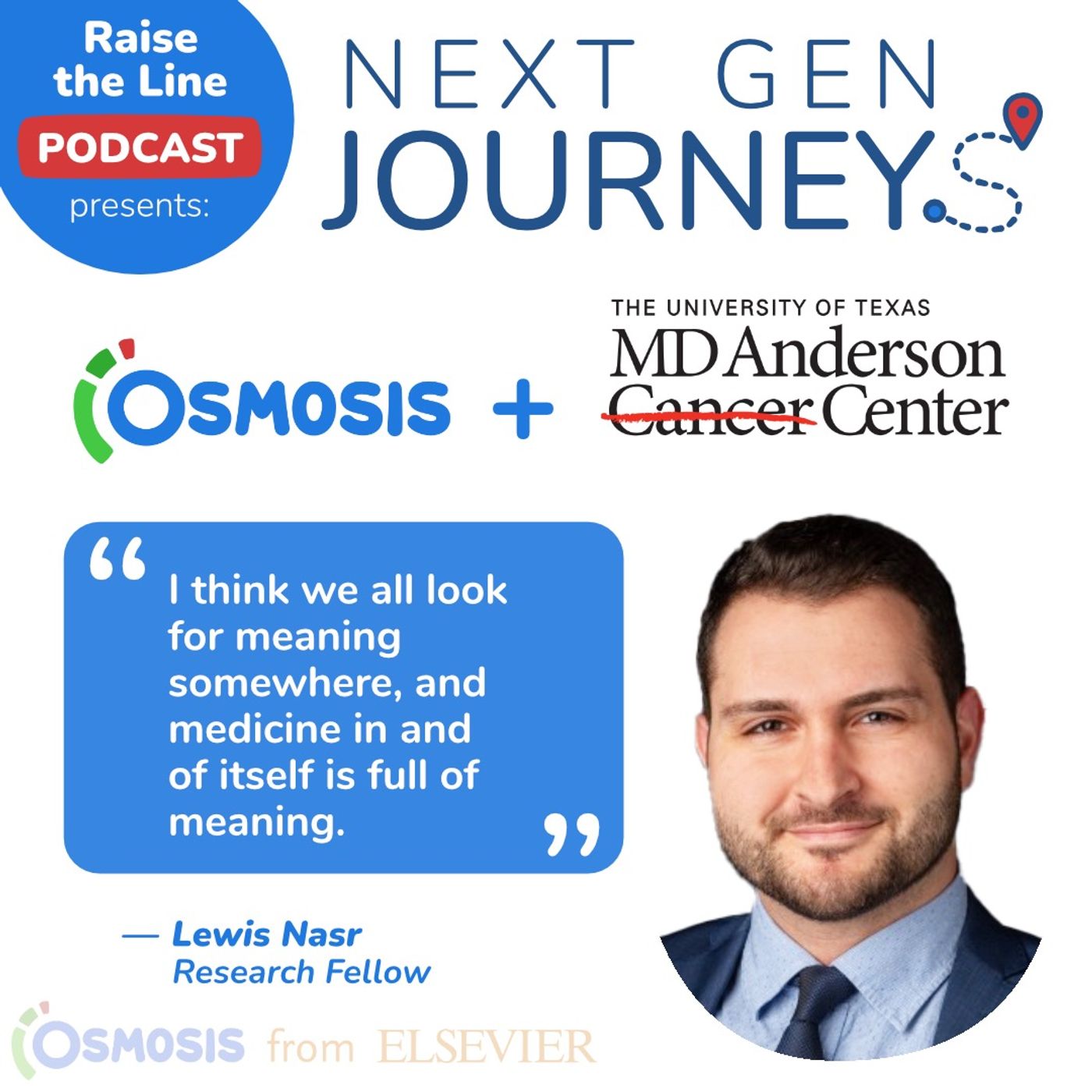Being A Problem Solver In A Moment Of Need - Dr. Lewis Nasr, Research Fellow at MD Anderson Cancer Center