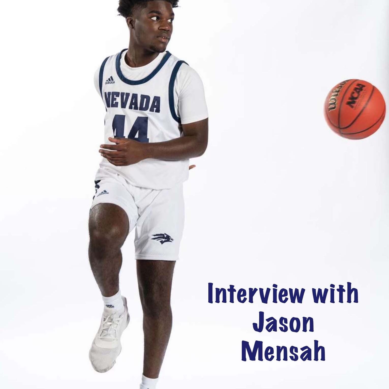 UNR Men's Basketball Walk-on Jason Mensah Details His Journey Ahead of New Season