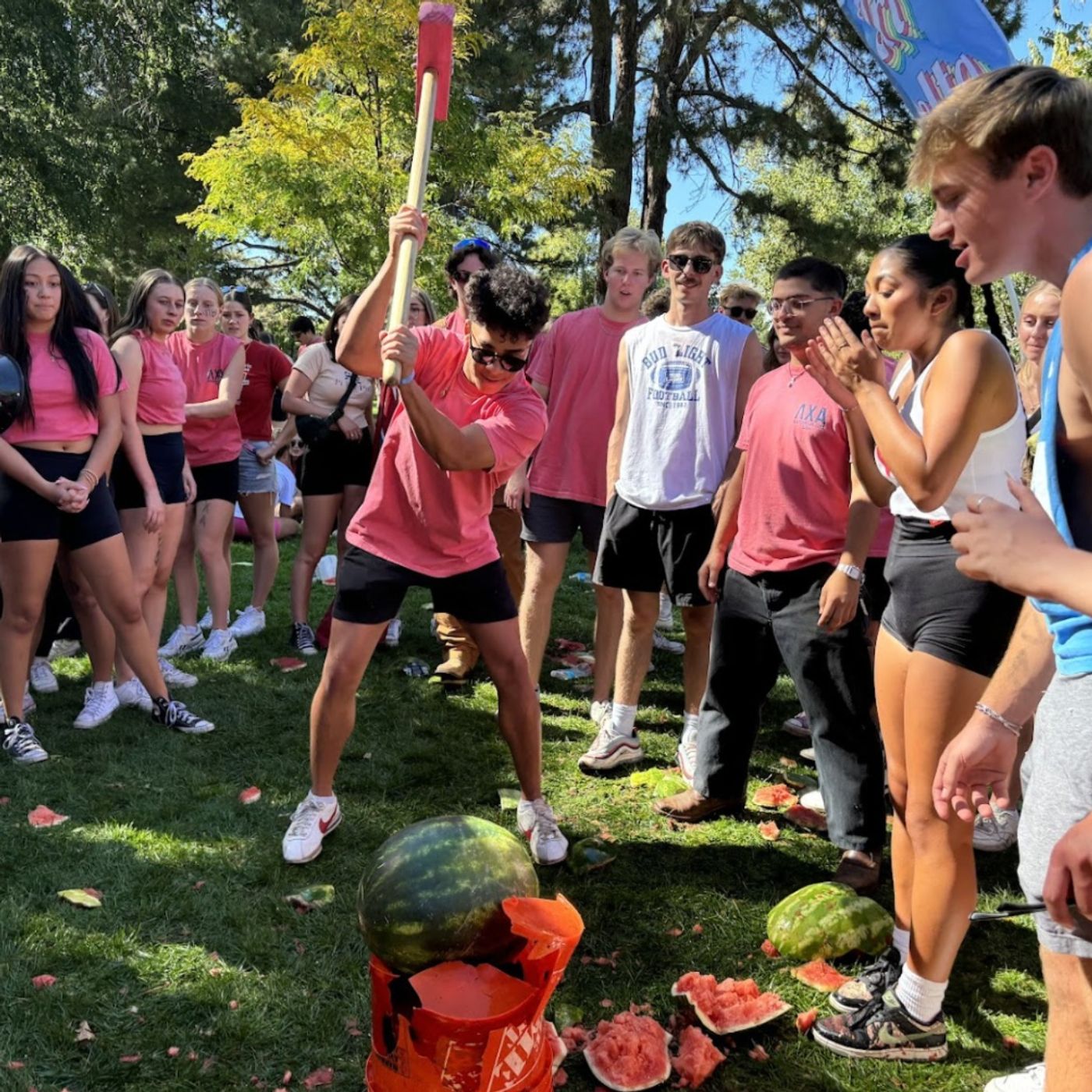 Watermelon Bust Lambda Chi Alpha’s Philanthropy Event at UNR Raises Funds for Feeding America