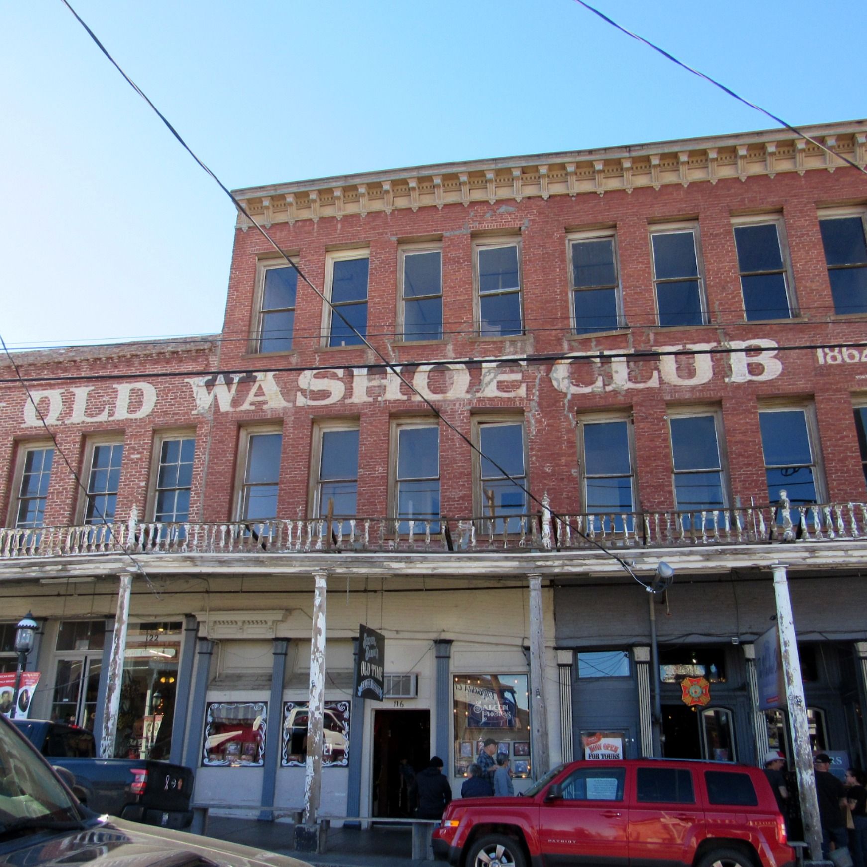 Stepping into the Old Washoe Club in Virginia City