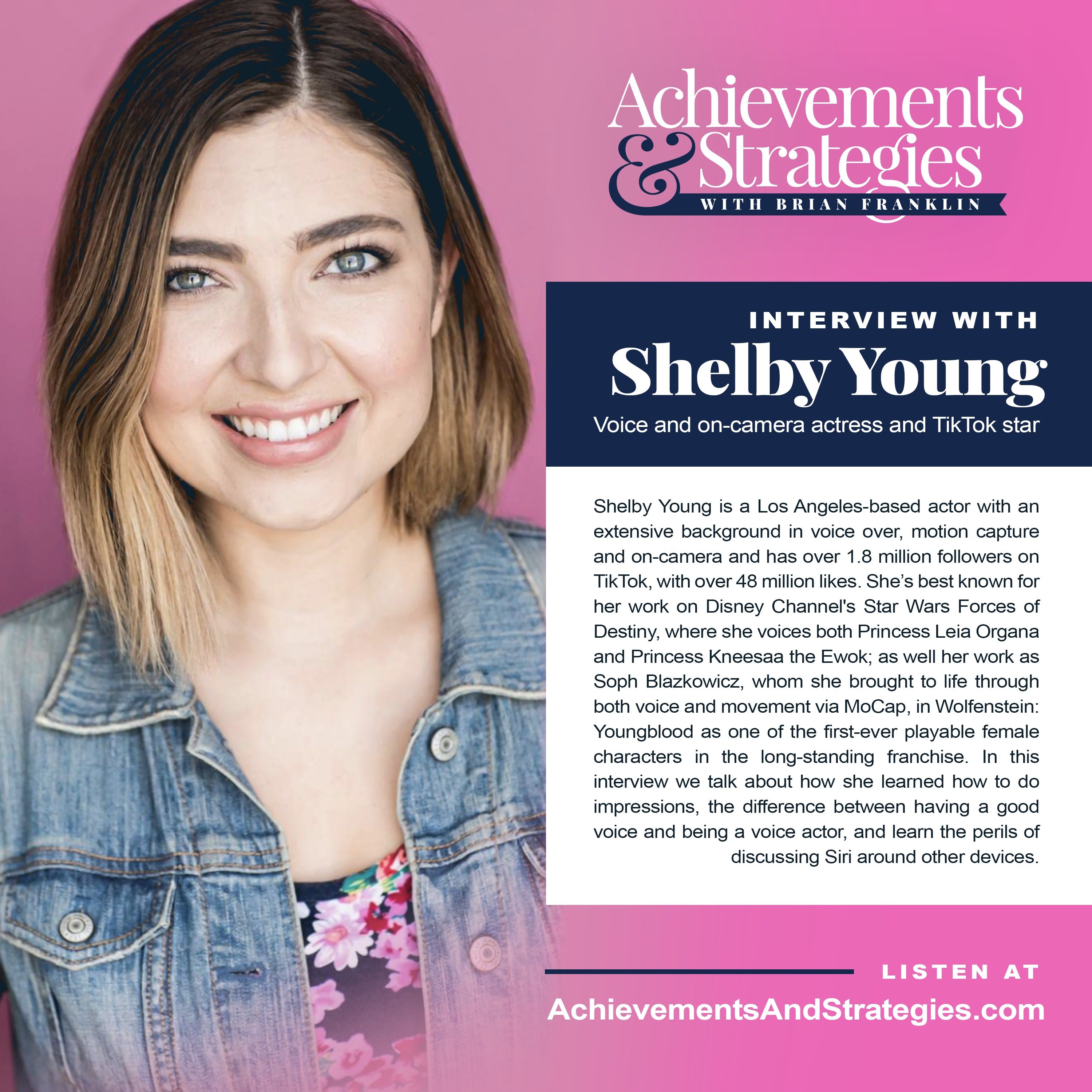 EP 14: Shelby Young - Voice and on-camera actress and TikTok star
