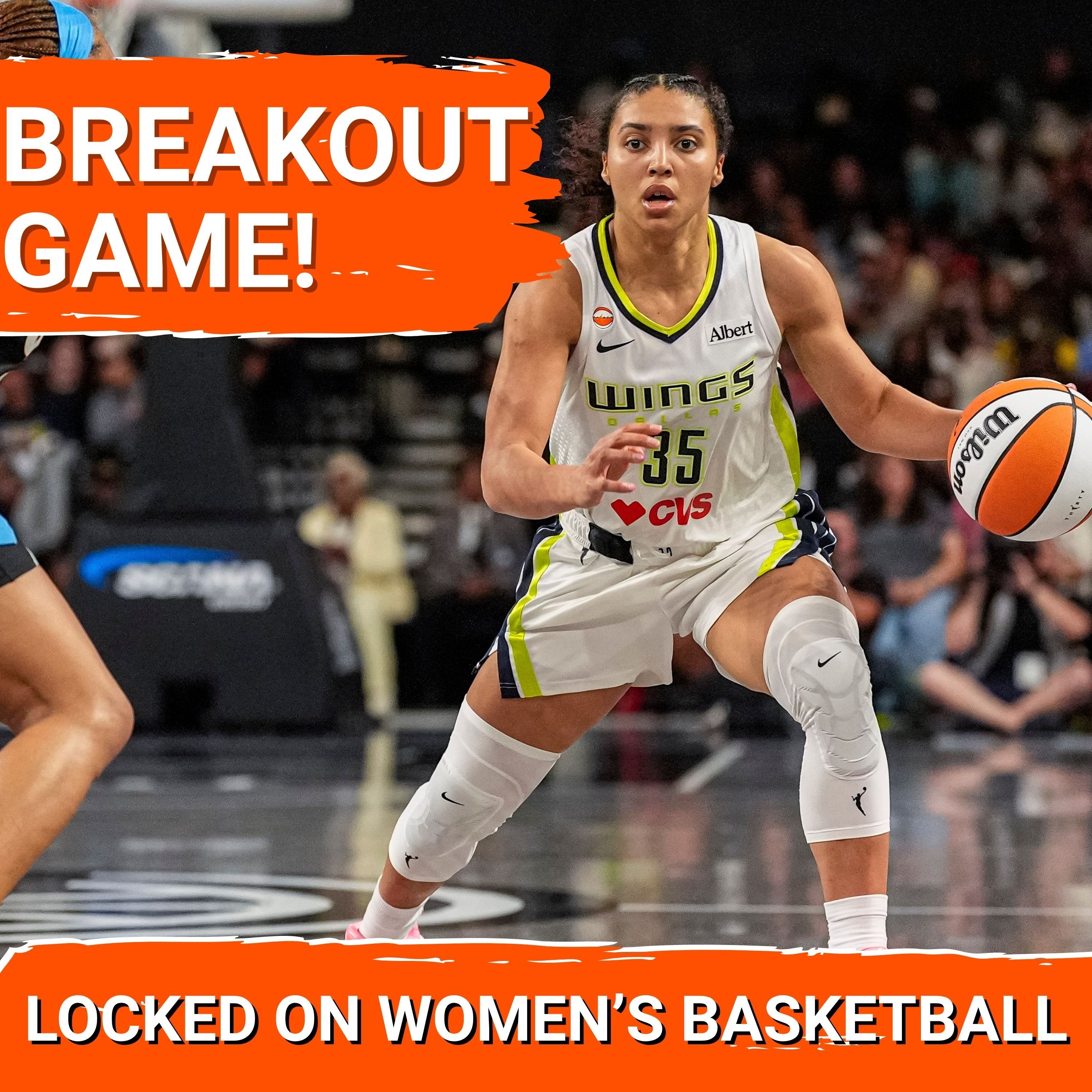 Azzi Fudd ERUPTS for 24 | Wings Shock Liberty + Caitlin Clark Returns episode artwork
