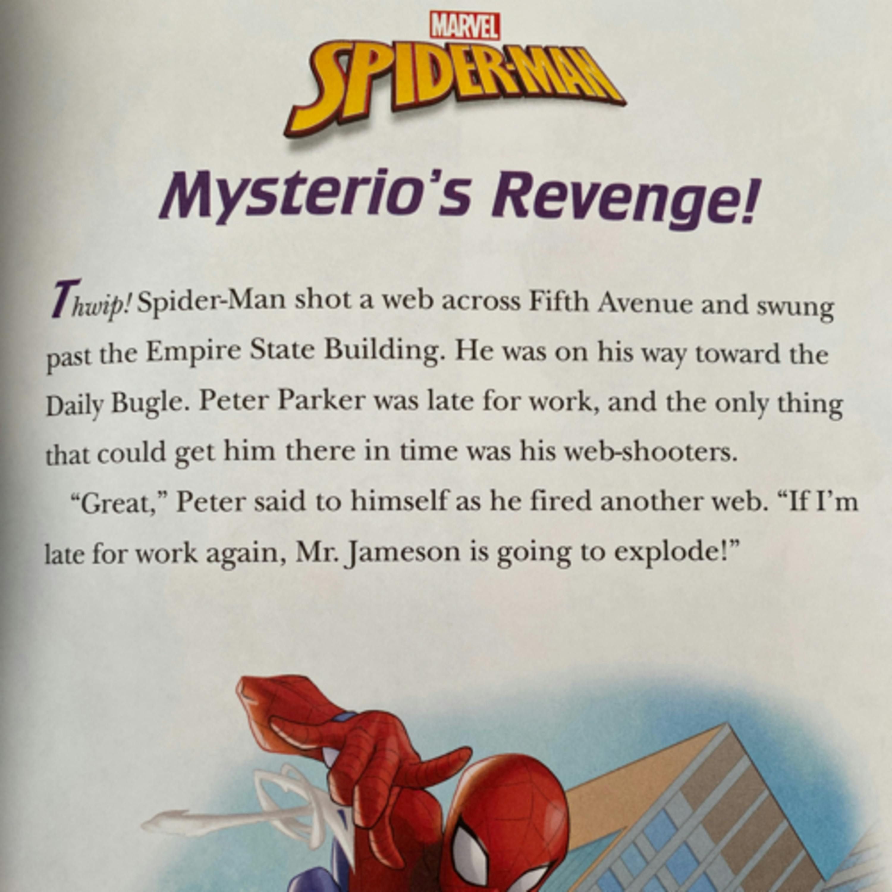 5-Minute Marvel Spider-Man Stories: Mysterio’s Revenge
