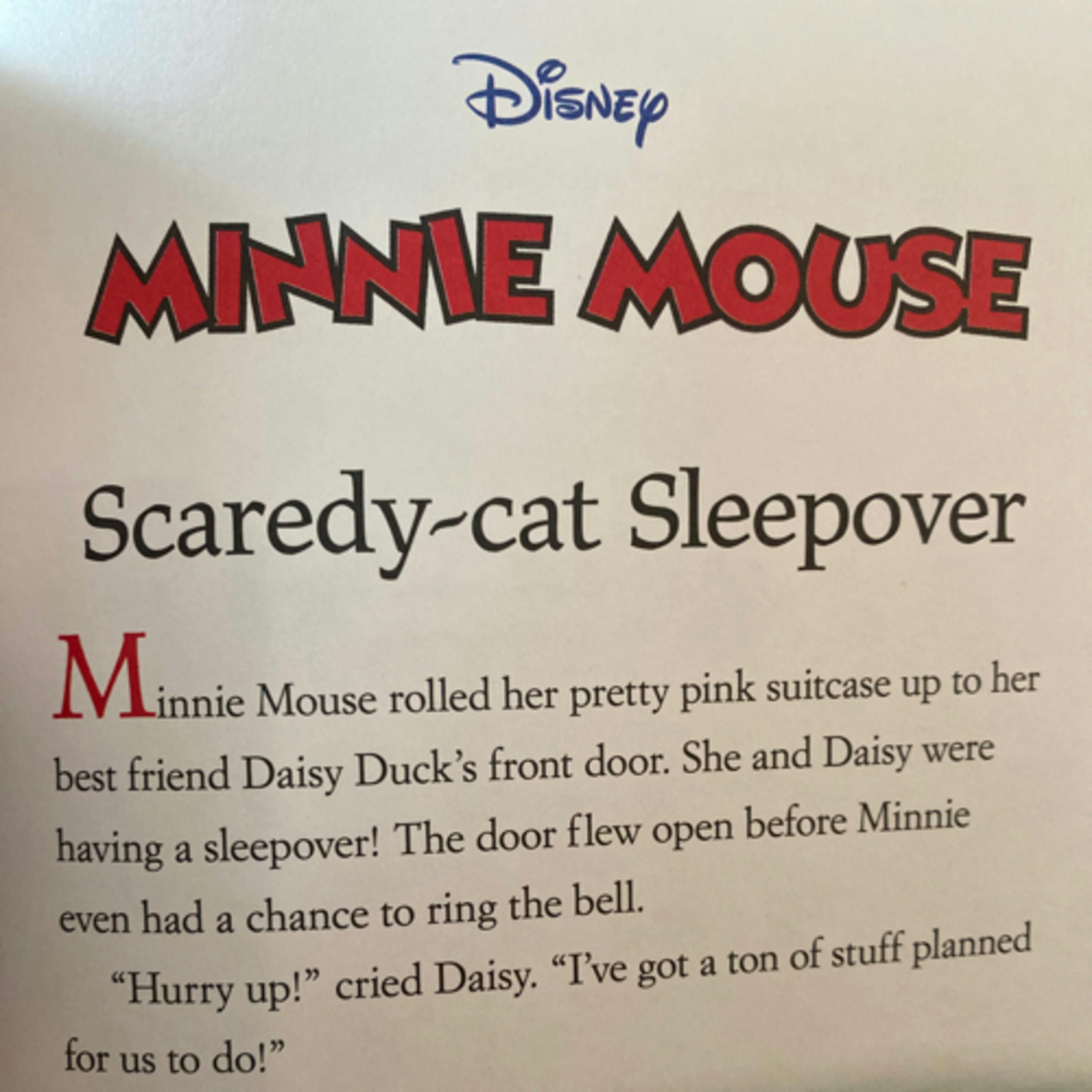 Disney 5 Minute Snuggle Stories: Minnie Mouse - Scaredy-Cat Sleepover