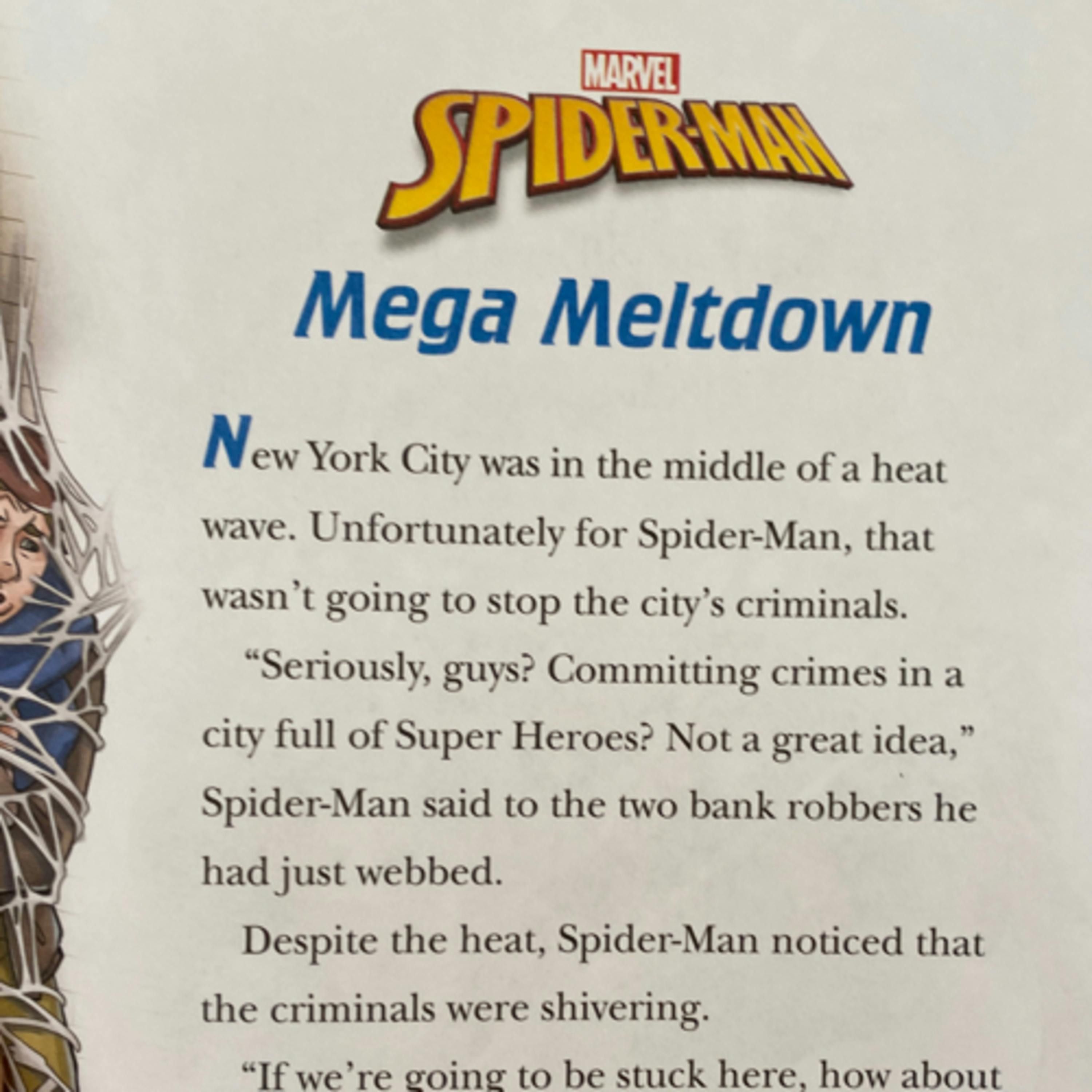 5 minute Marvel Spider-Man Stories: Mega Meltdown