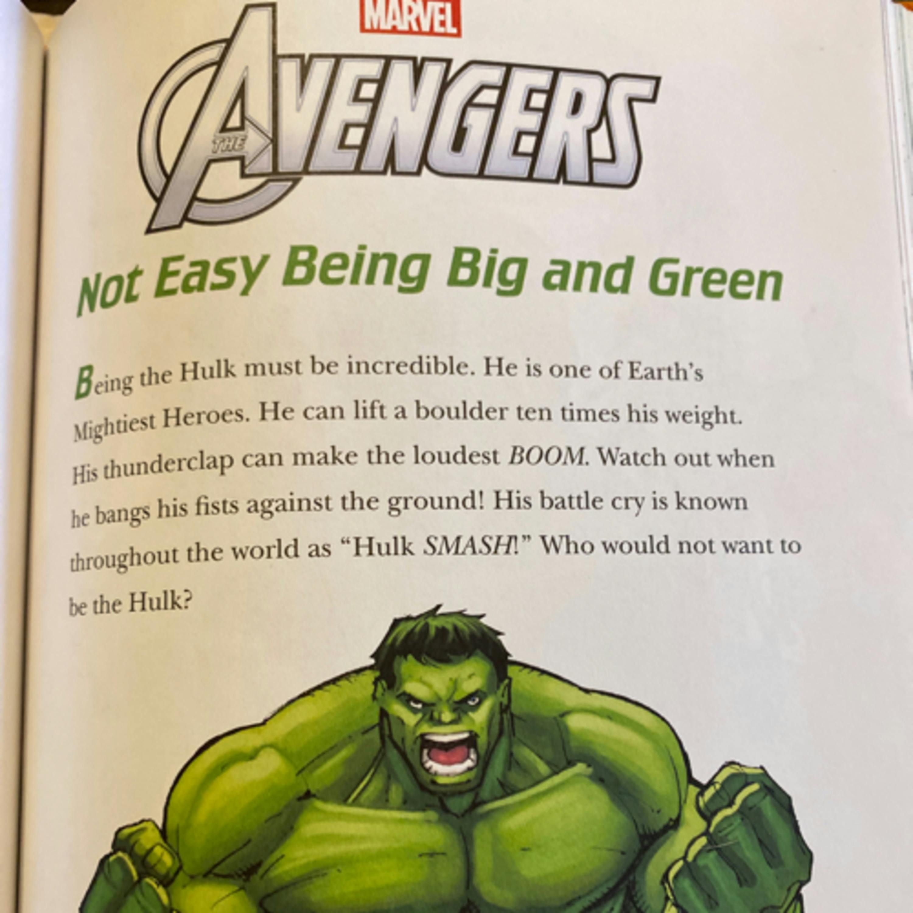 Marvel 5 Minute Avengers Stories: Not Easy Being Big and Green