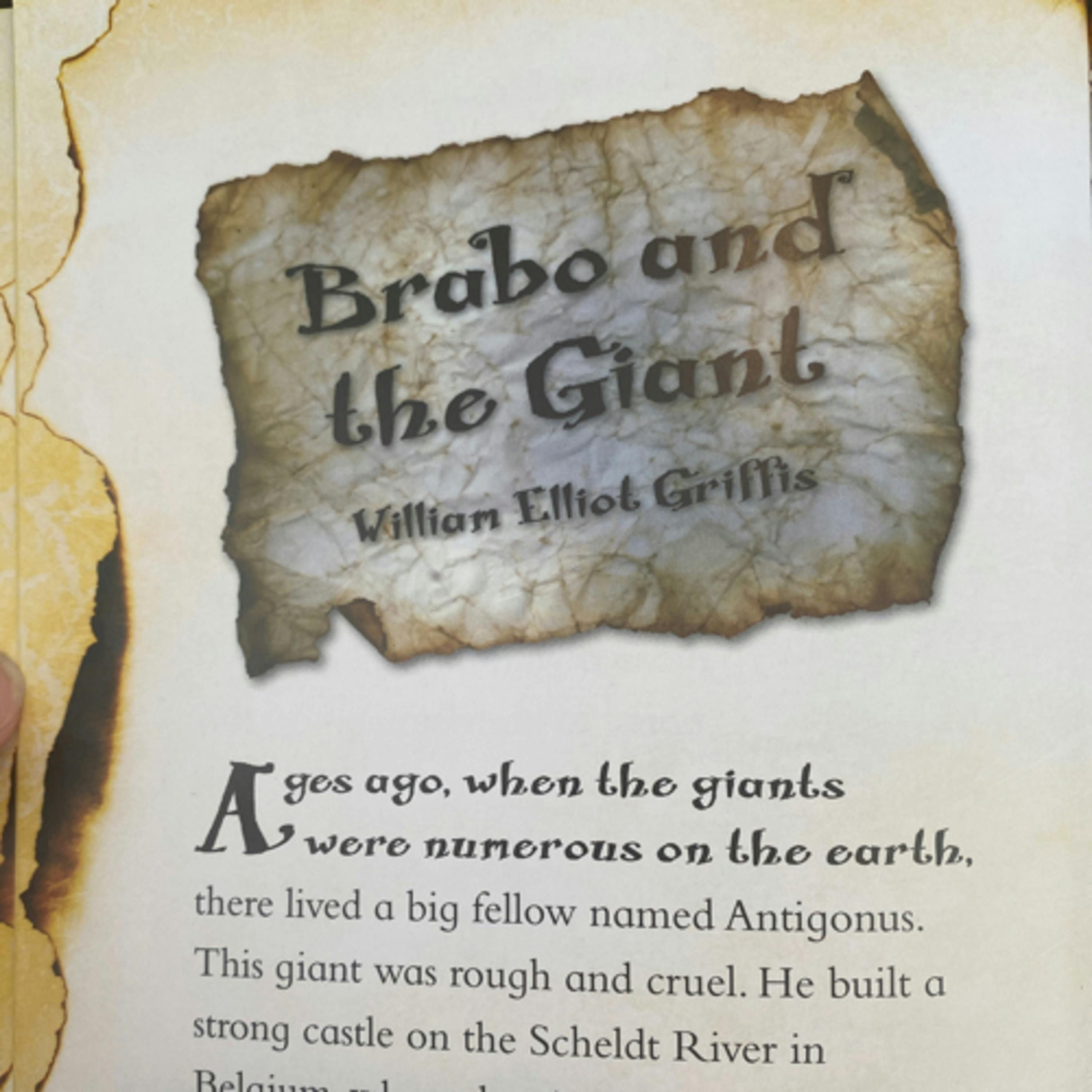 Monster Stories: Gruesome Giants and Awful Ogres- Brabo and the Giant