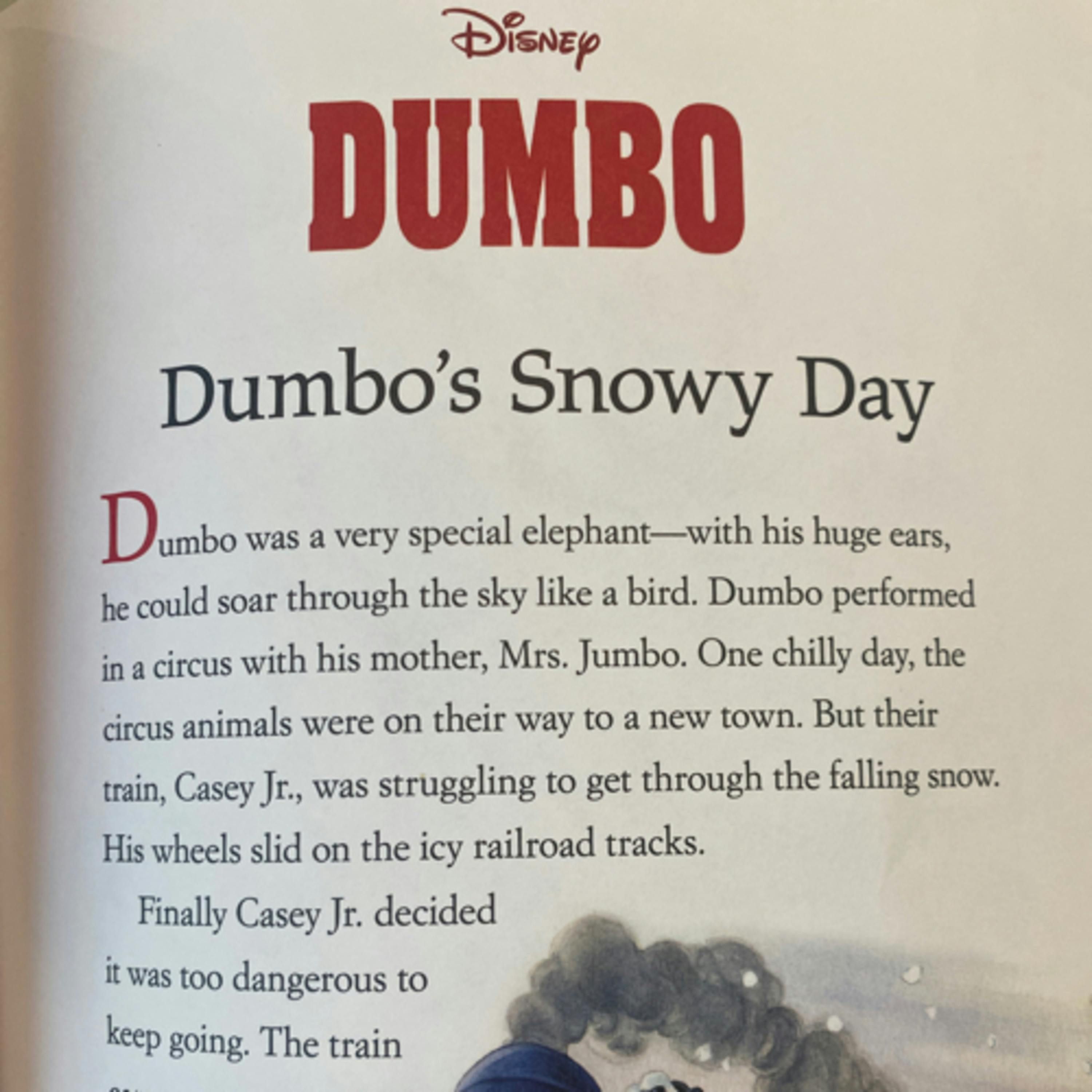 Disney 5 Minute Snuggle Stories: Dumbo’s Snowy Day