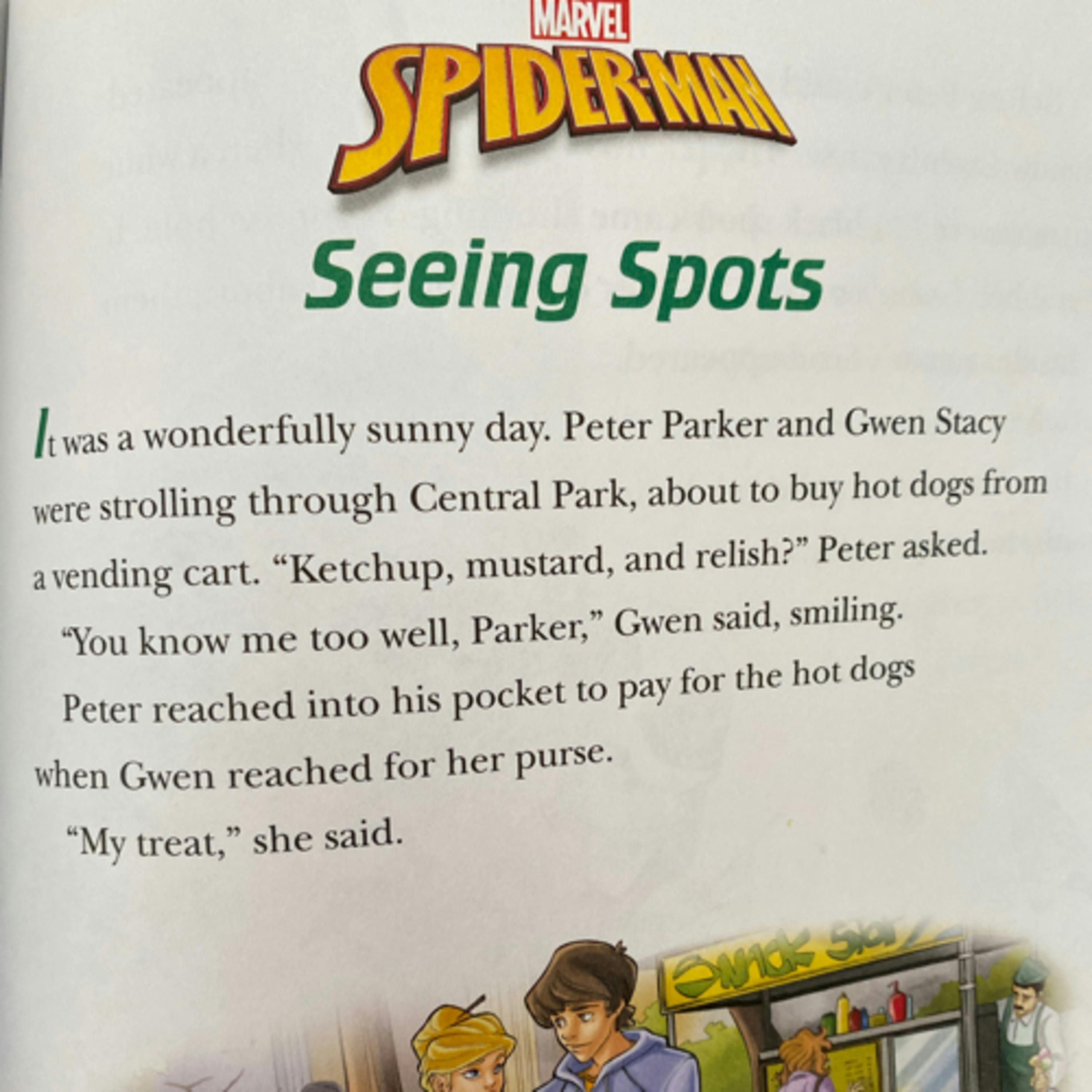 5 minute Marvel Spider-Man Stories: Seeing Spots