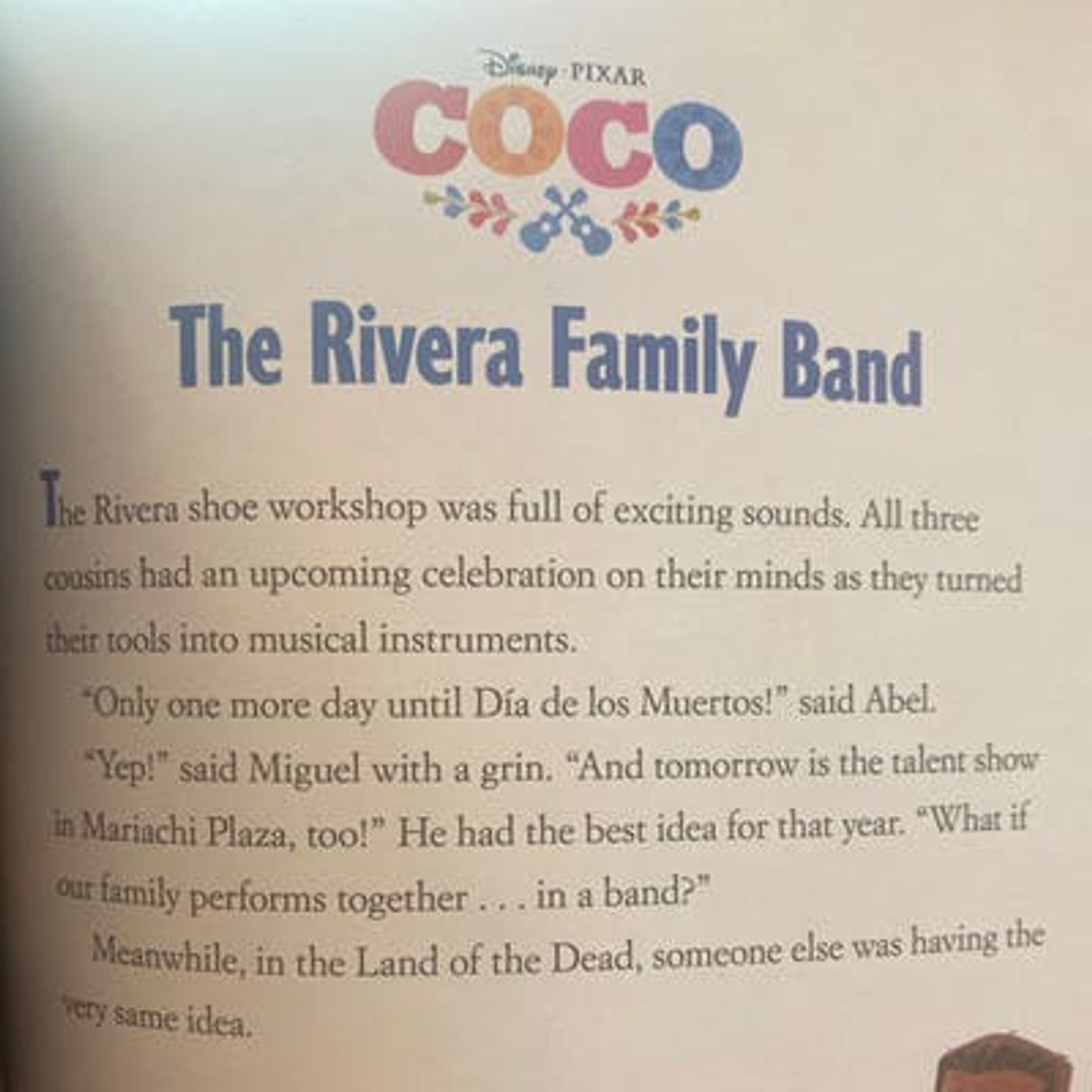 5 Minute Disney Pixar Stories: Coco - The Rivera family band
