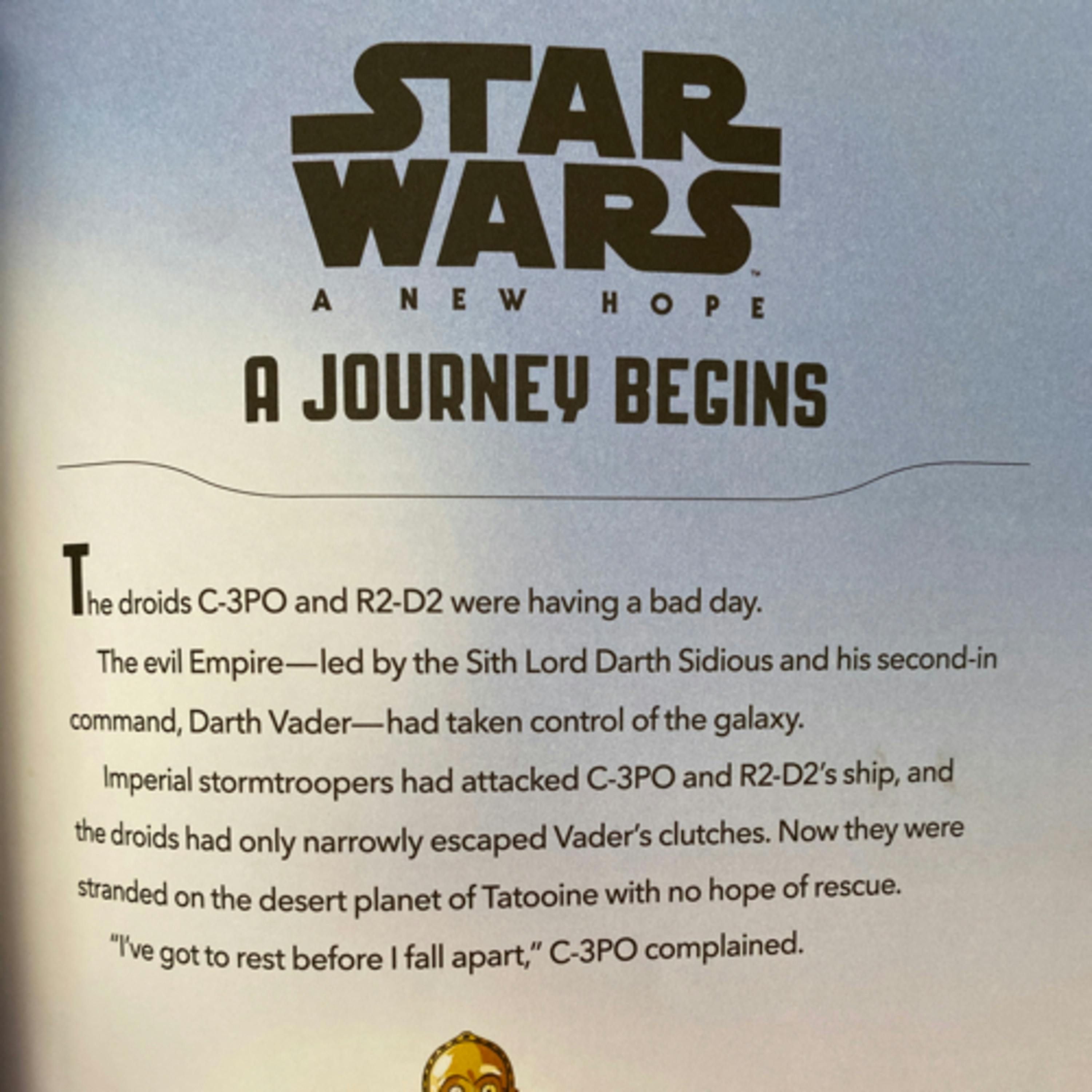 Star Wars 5 Minute Stories Strike Back: A Journey Begins