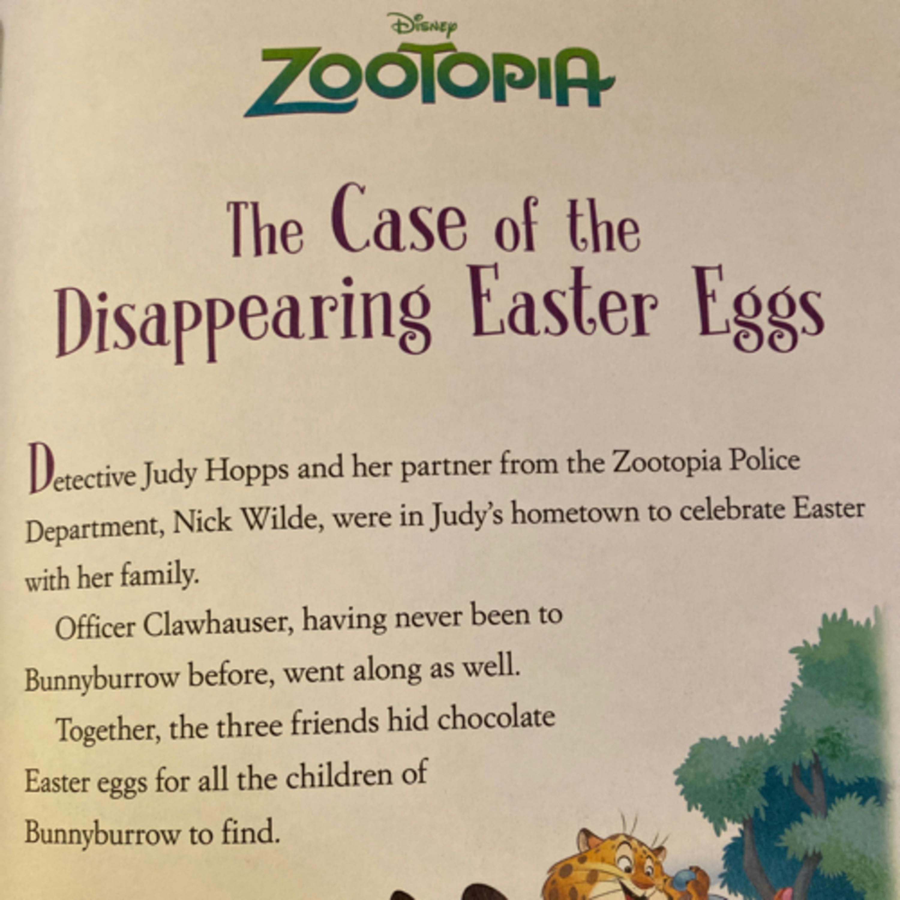 Disney 5 Minute Easter Stories: The Case of the Disappearing Easter Eggs