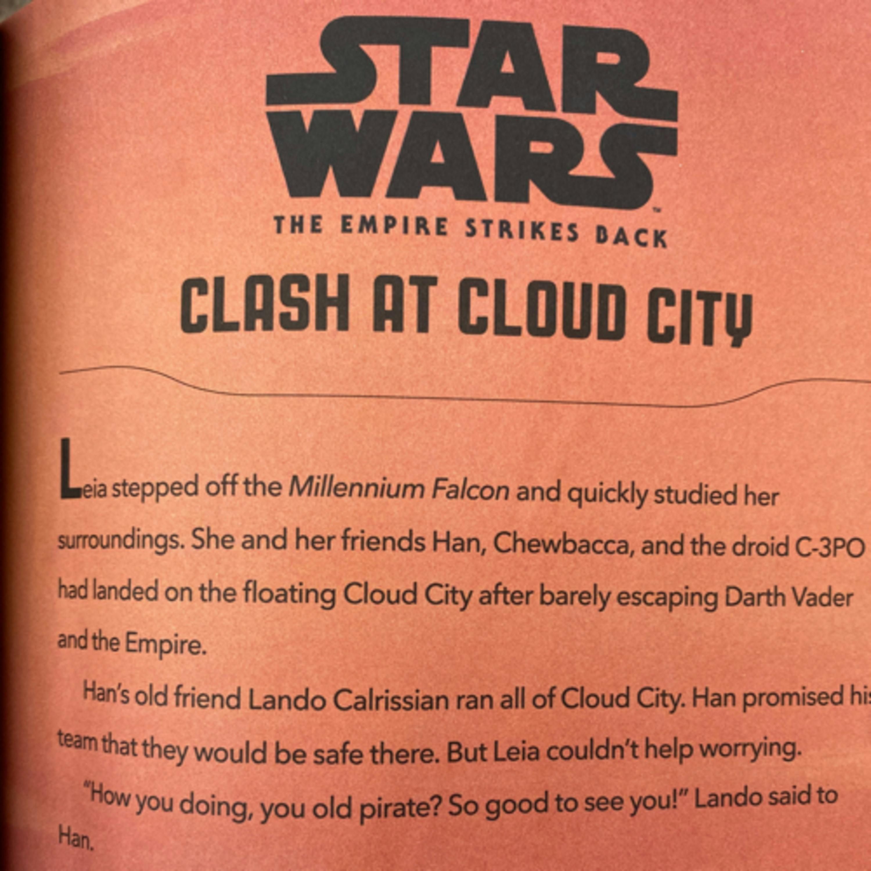 Star Wars 5 Minute Stories Strike Back: Clash at Cloud City