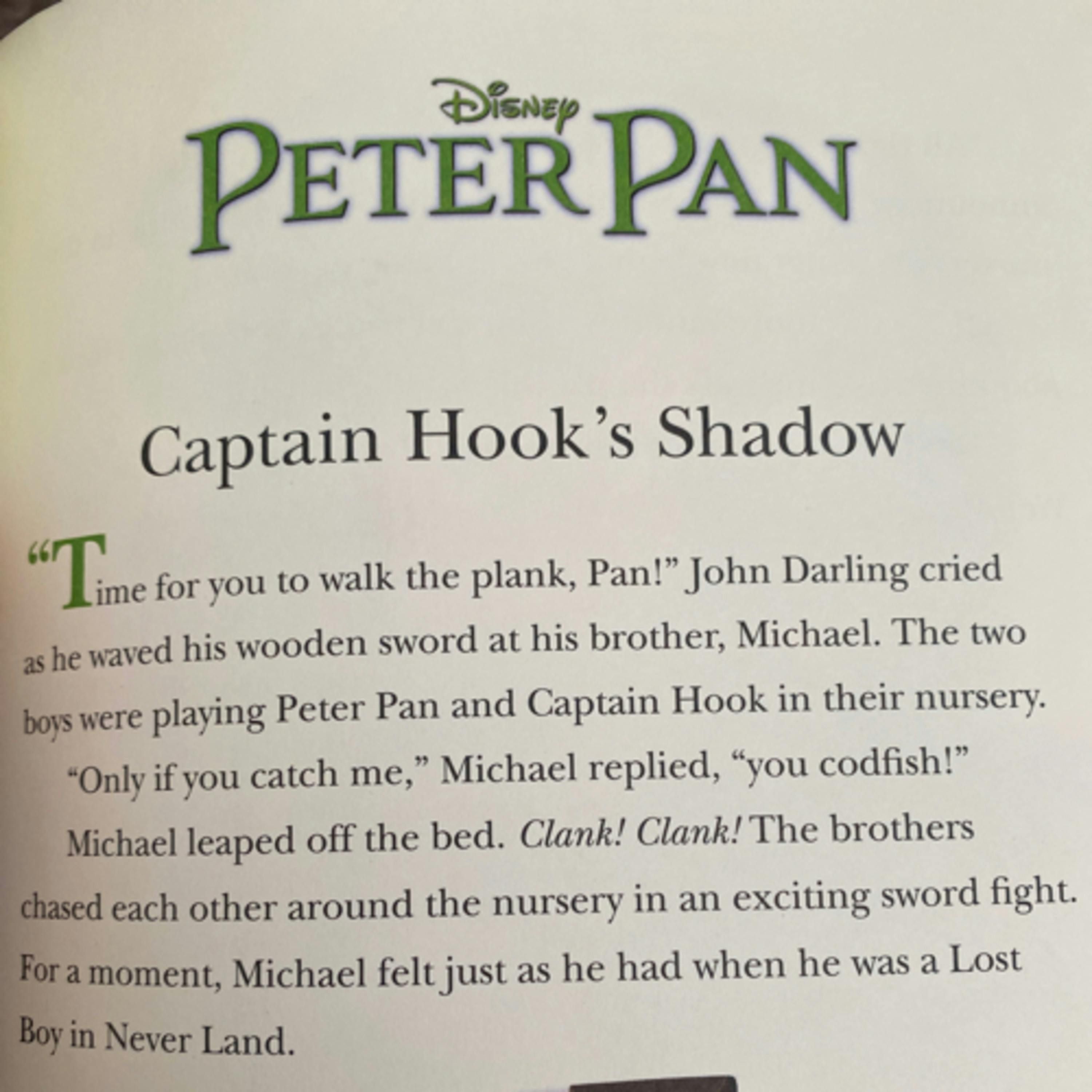 Disney 5 minute Spooky Stories: Peter Pan - Captain Hooks Shadow