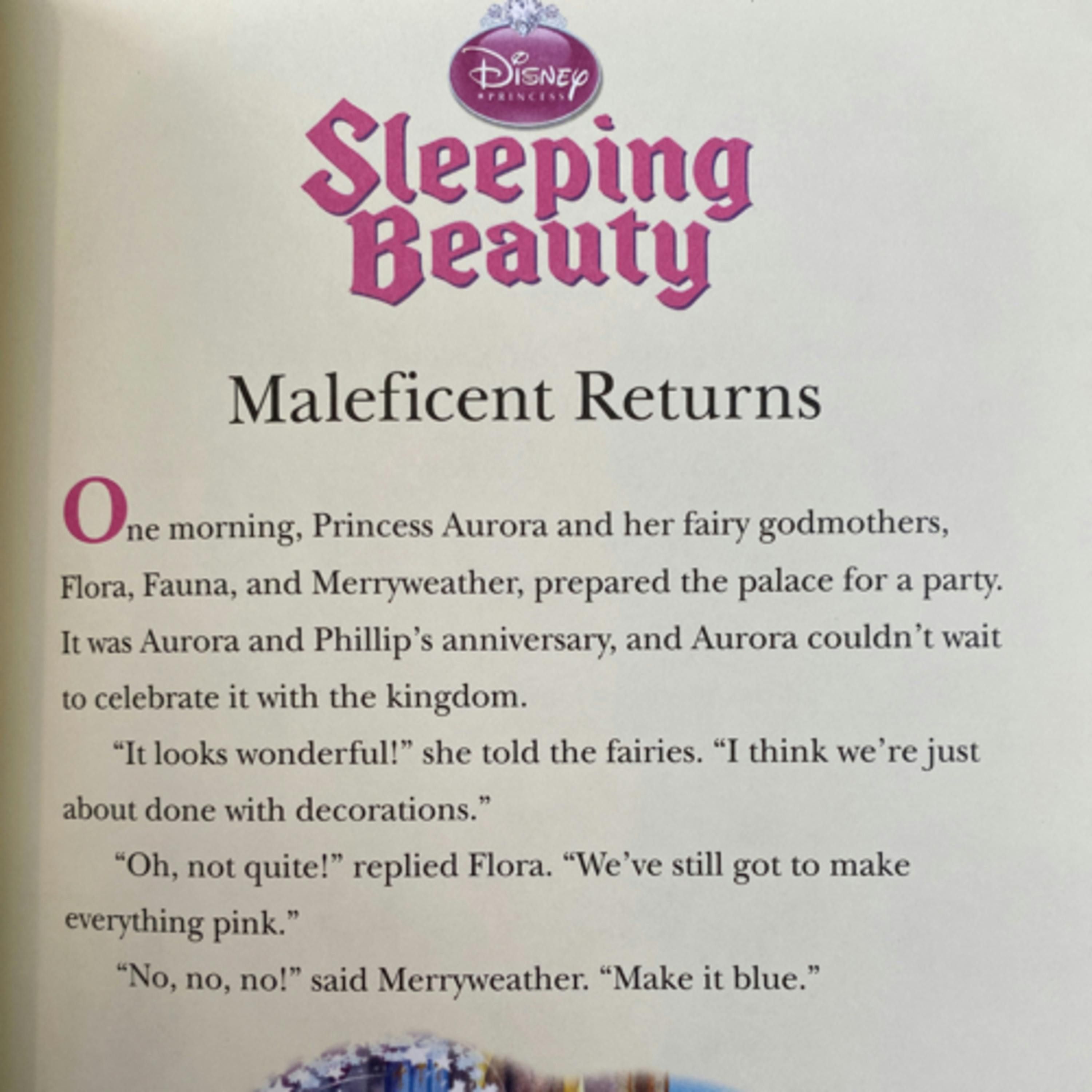 Disney 5 minute Spooky Stories: Sleeping Beauty - Maleficent Returns