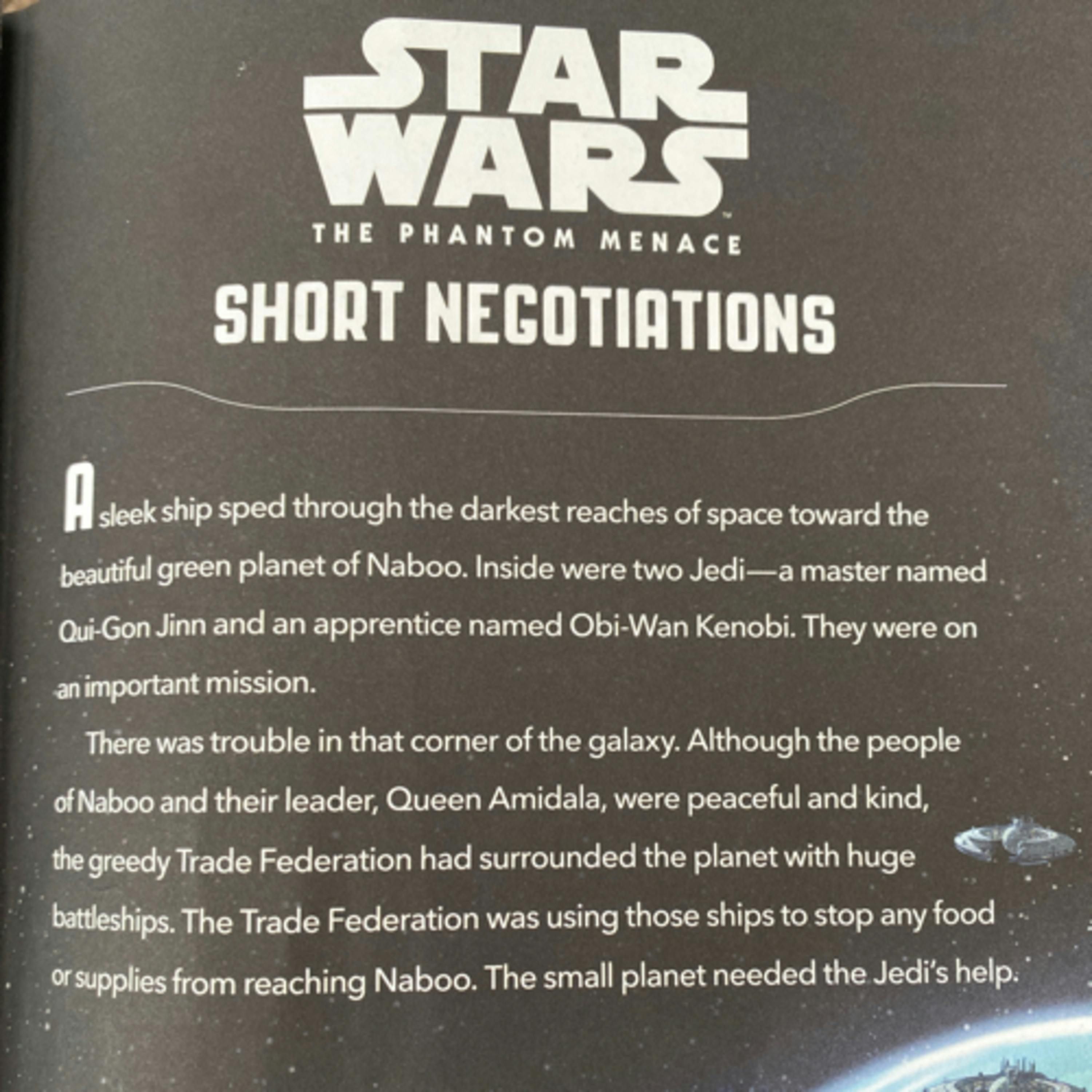 Star Wars 5 Minute Stories Strike Back: Short Negotiations