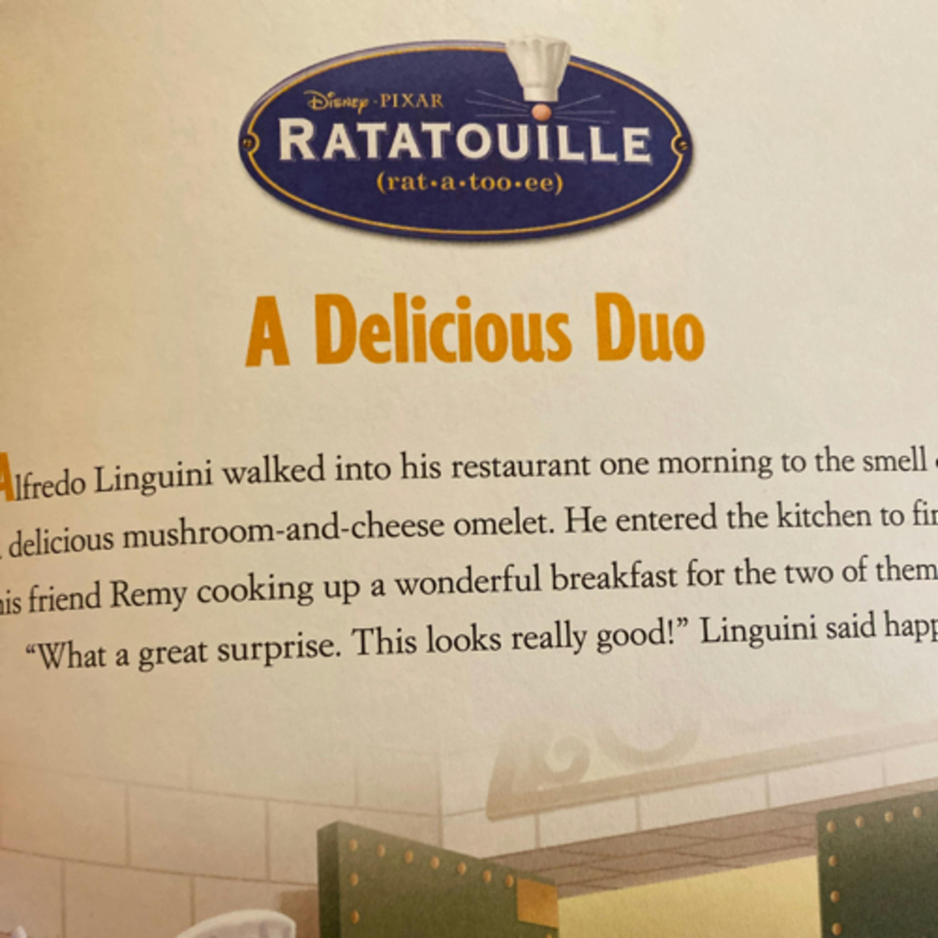 5 Minute Disney Pixar Stories: Ratatouille - A Delicious Duo