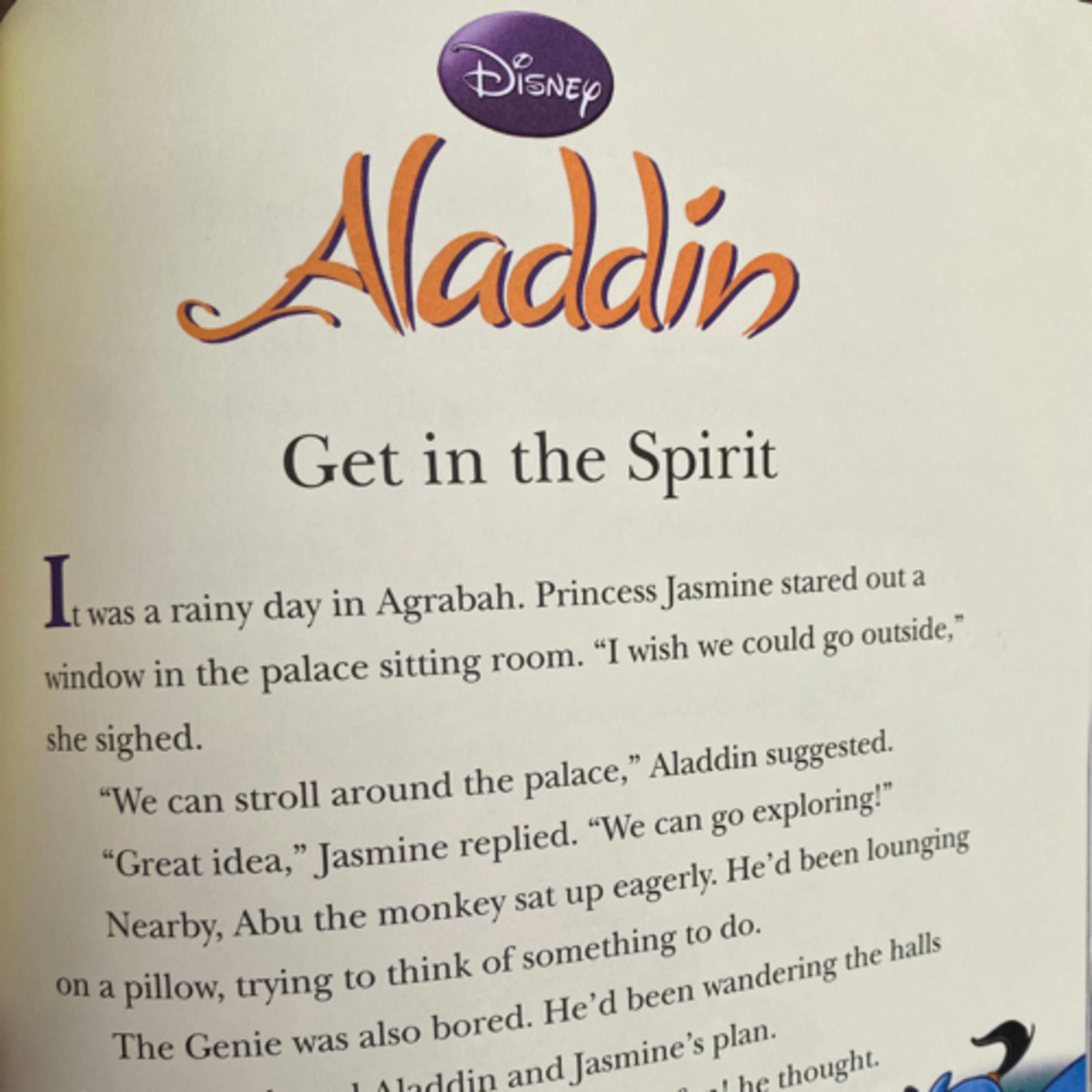 Disney 5 minute Spooky Stories: Aladdin - Get in the Spirit