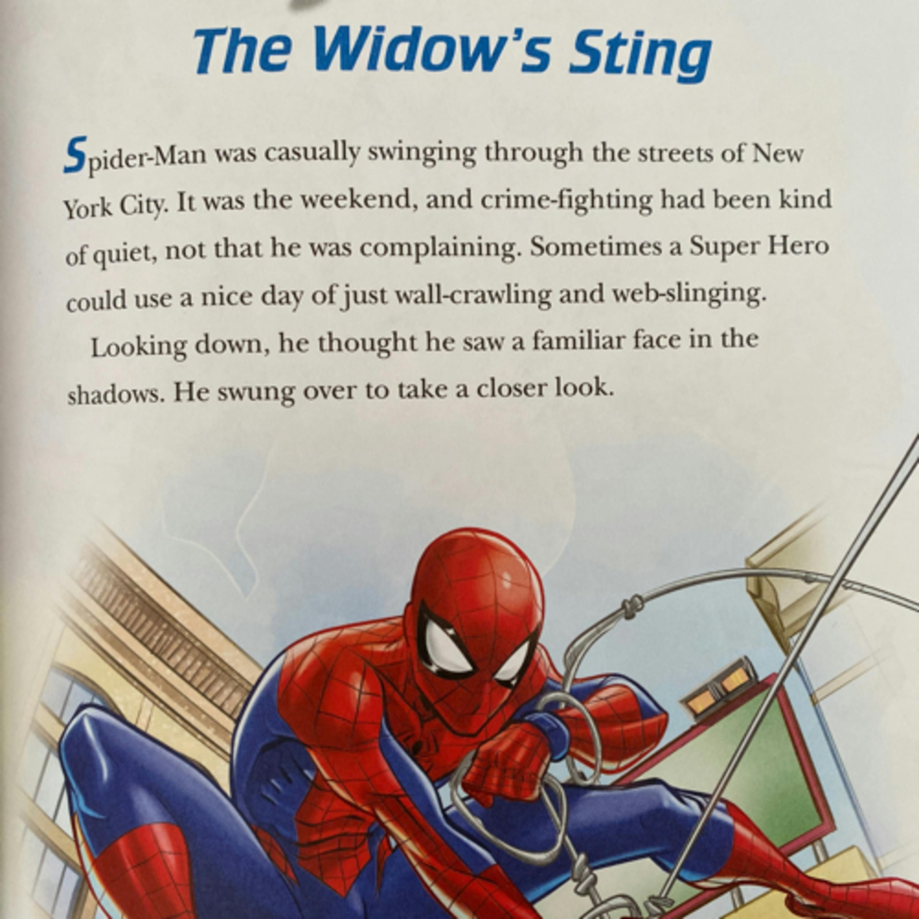 5 Minute Marvel Spider-Man Stories: The Widow’s Sting