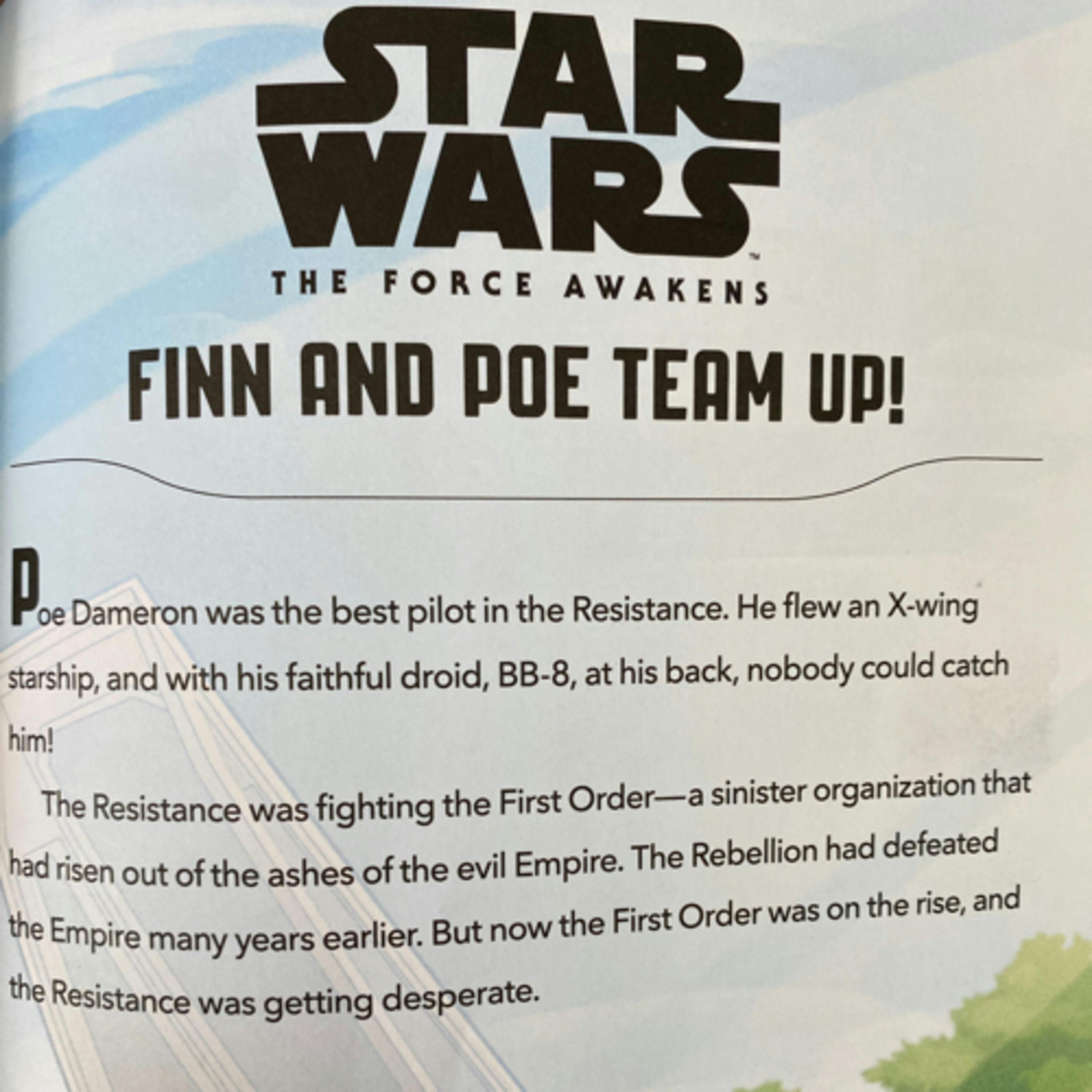 Star Wars 5 Minute Stories Strike Back: Finn and Poe Team Up!