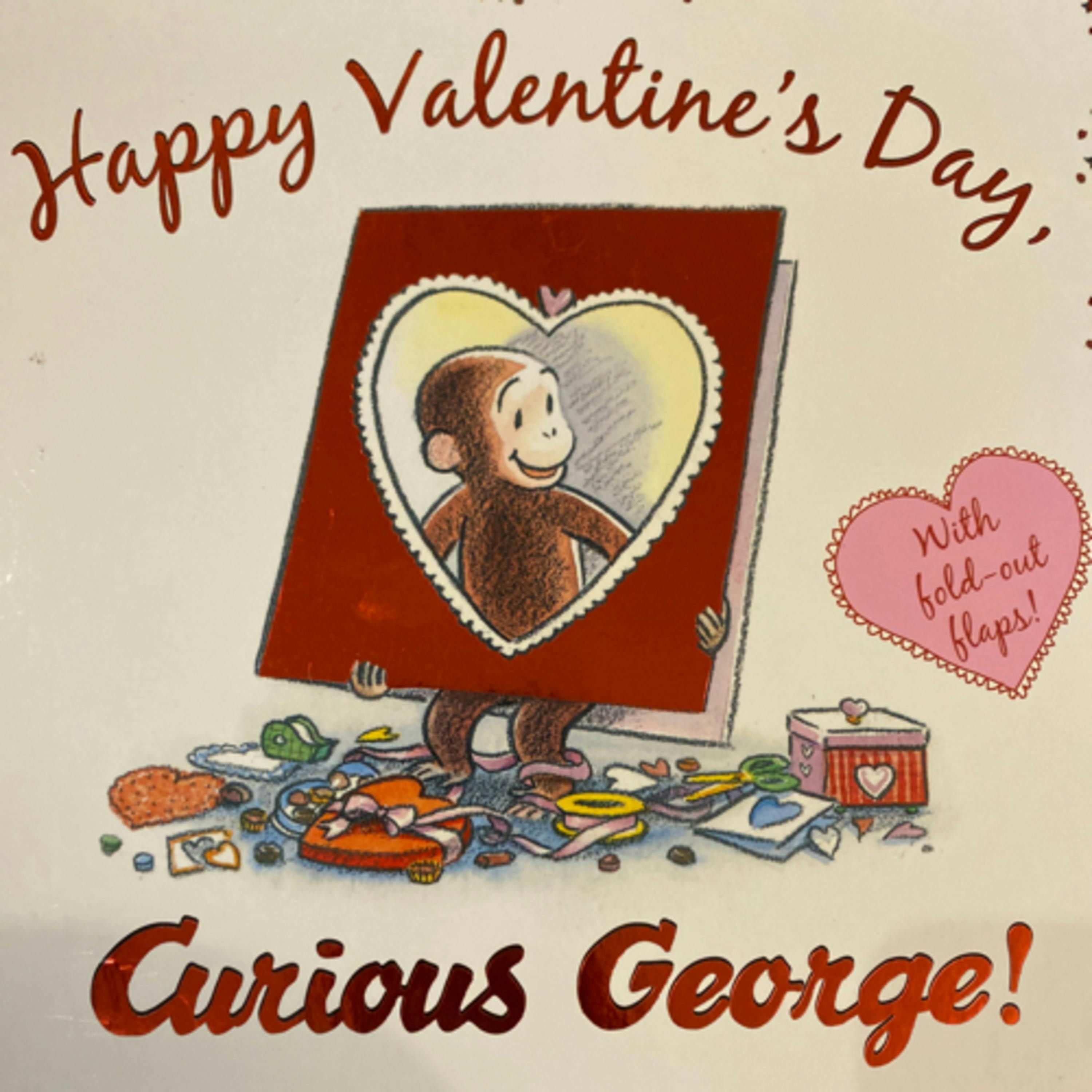 Happy Valentine’s Day Curious George