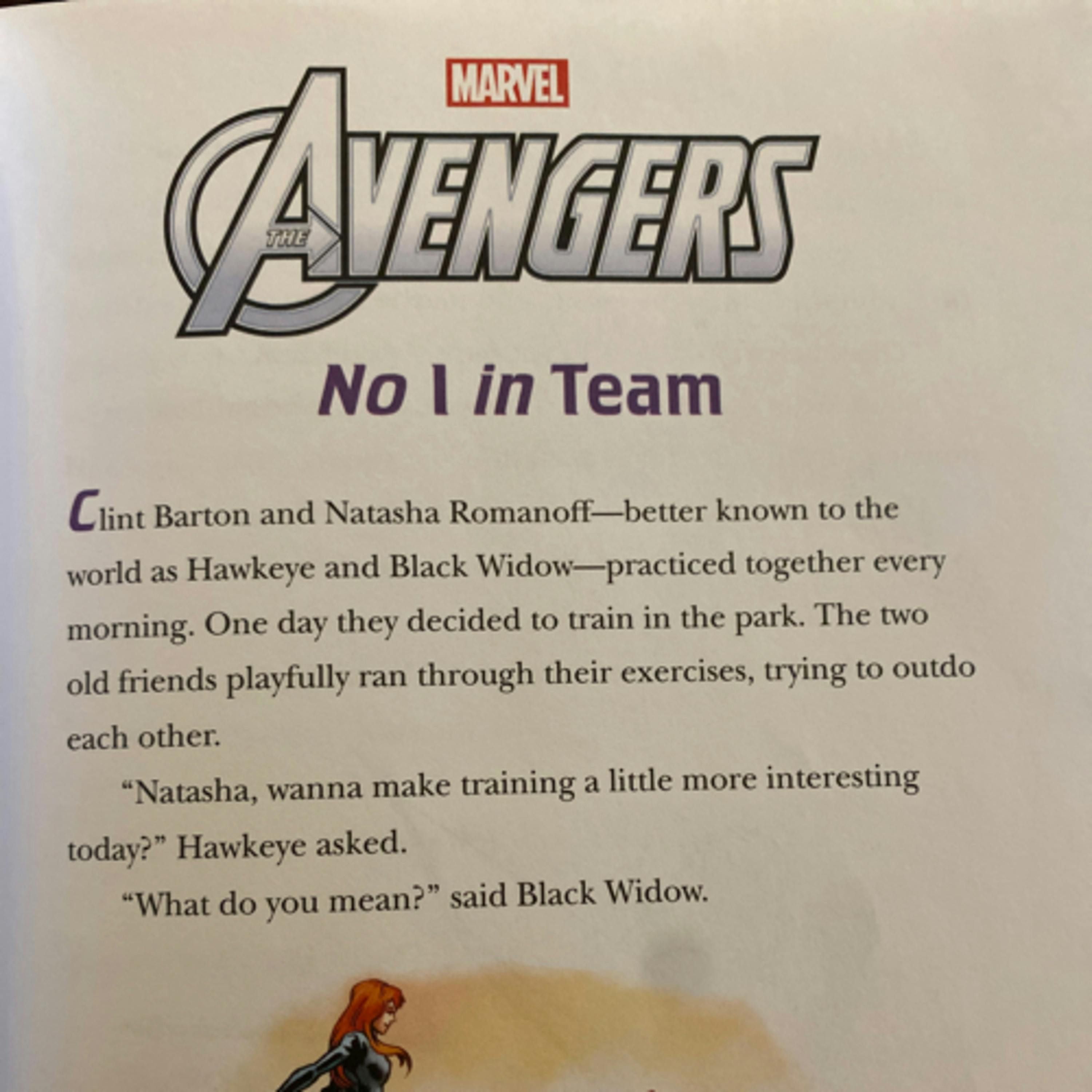 Marvel 5 Minute Avengers Stories: No I in Team