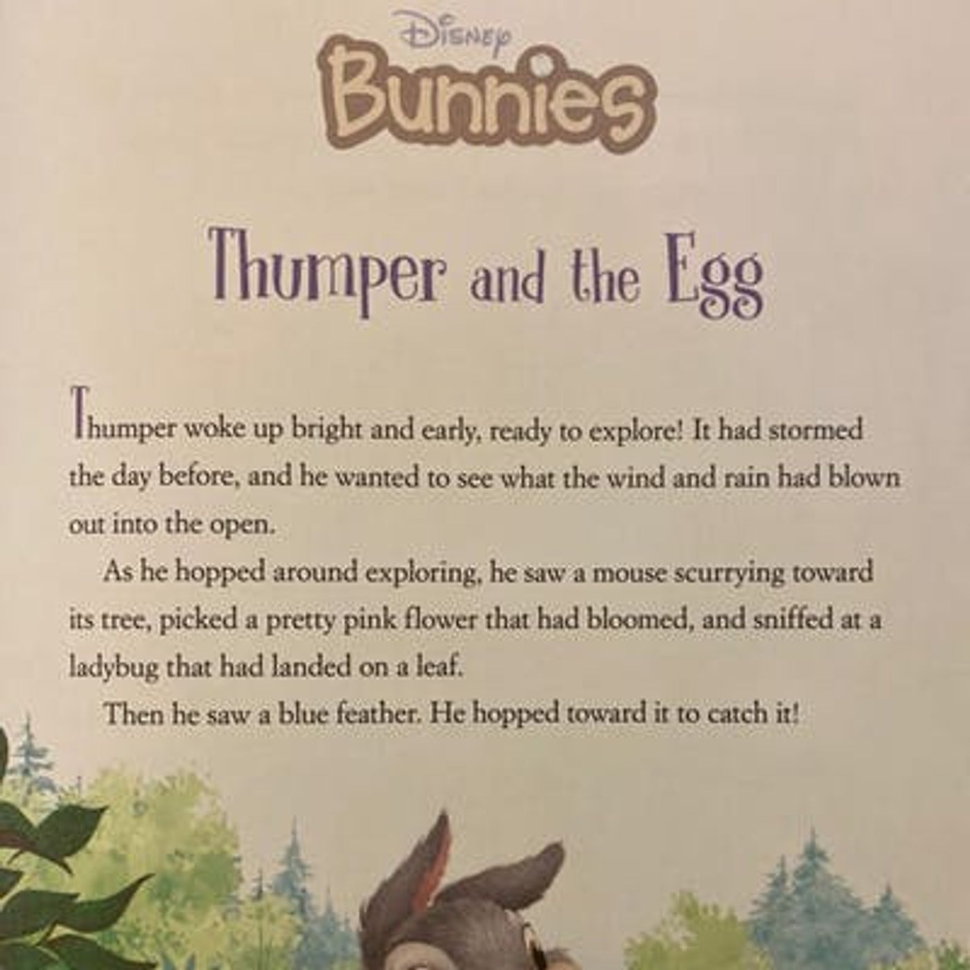 Disney 5 Minute Easter Stories Thumper and the Egg