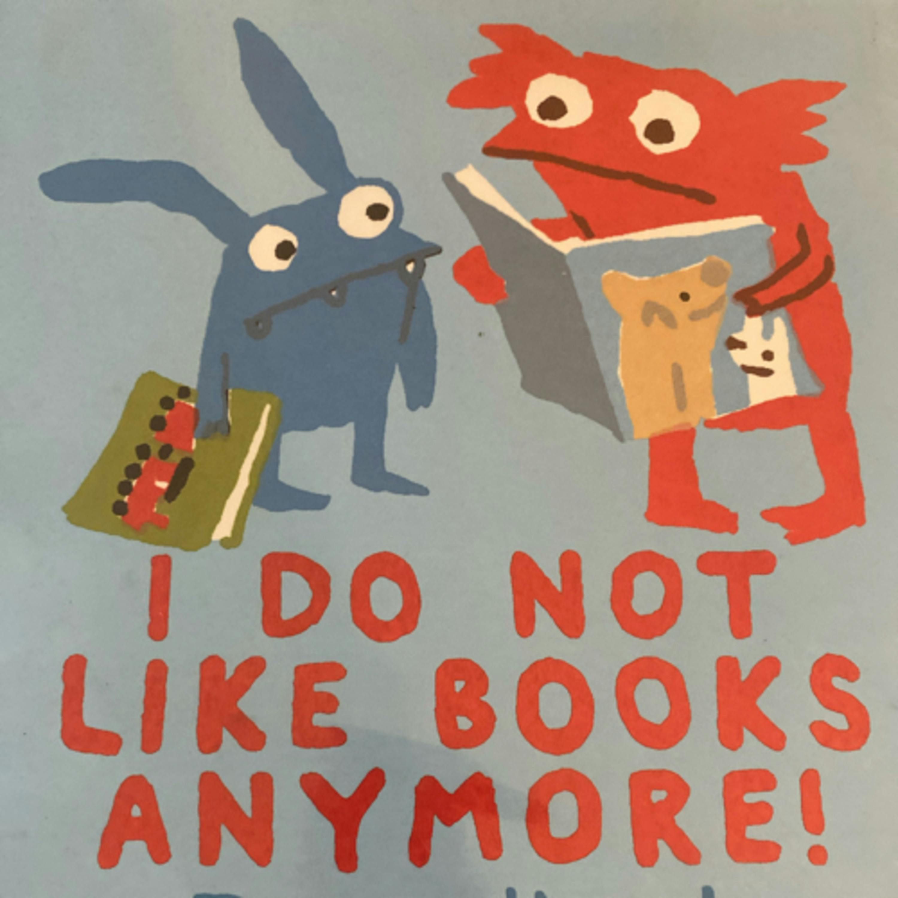 I Do Not Like Books Anymore