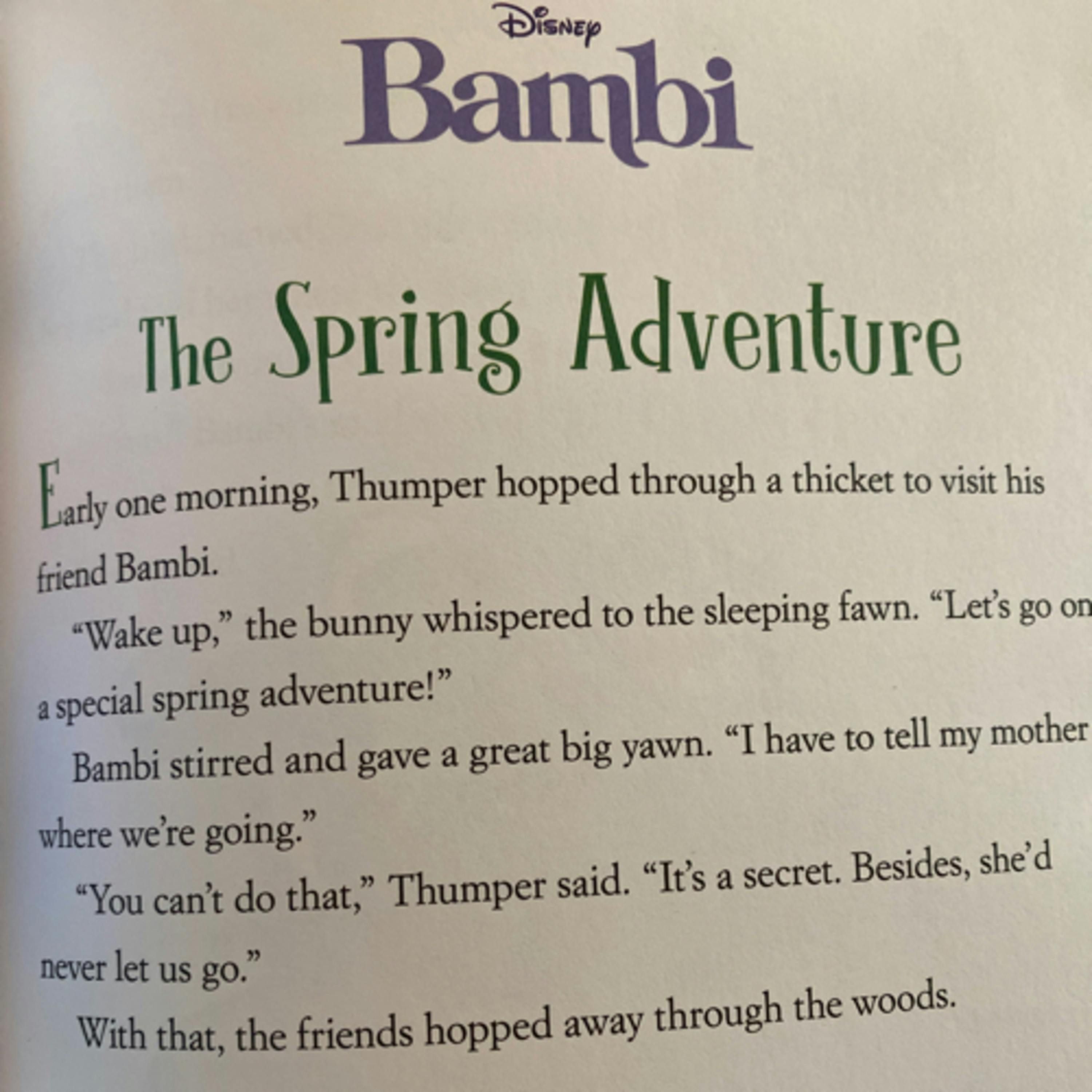 Disney 5 Minute Easter Stories: Bambi The Spring Adventure