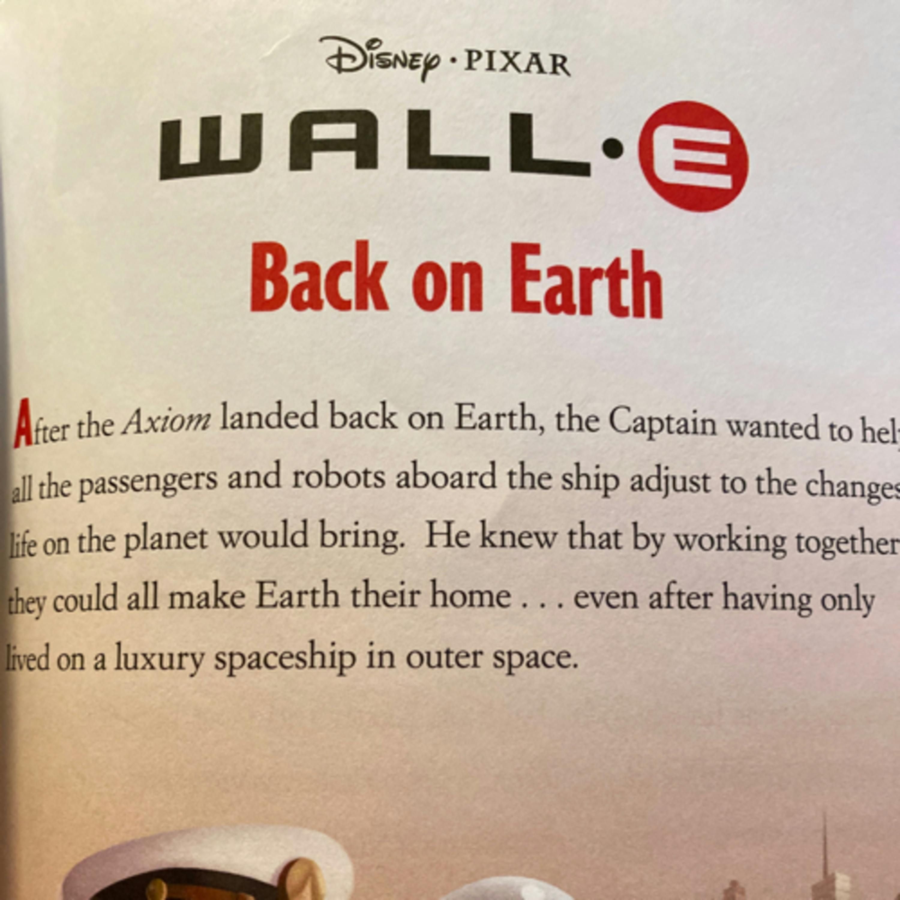 5 Minute Disney Pixar Stories: Wall-E - Back to Earth